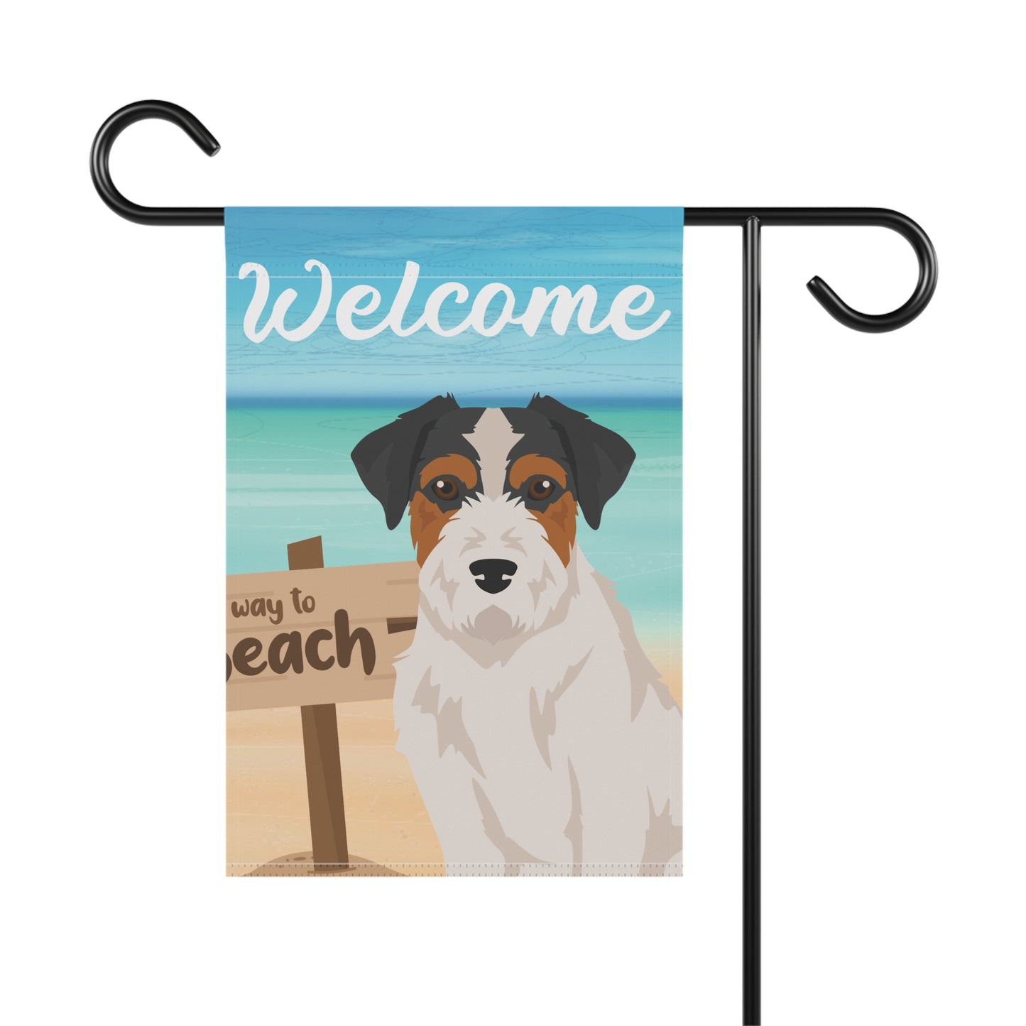 Jack Russell Terrier Dog Garden Flag
