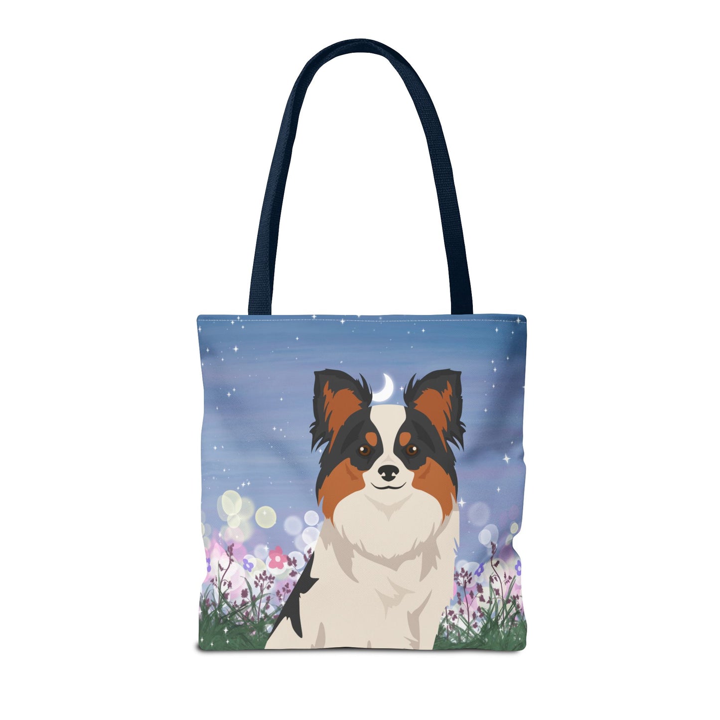 Papillon Dog Tote Bag 16x16