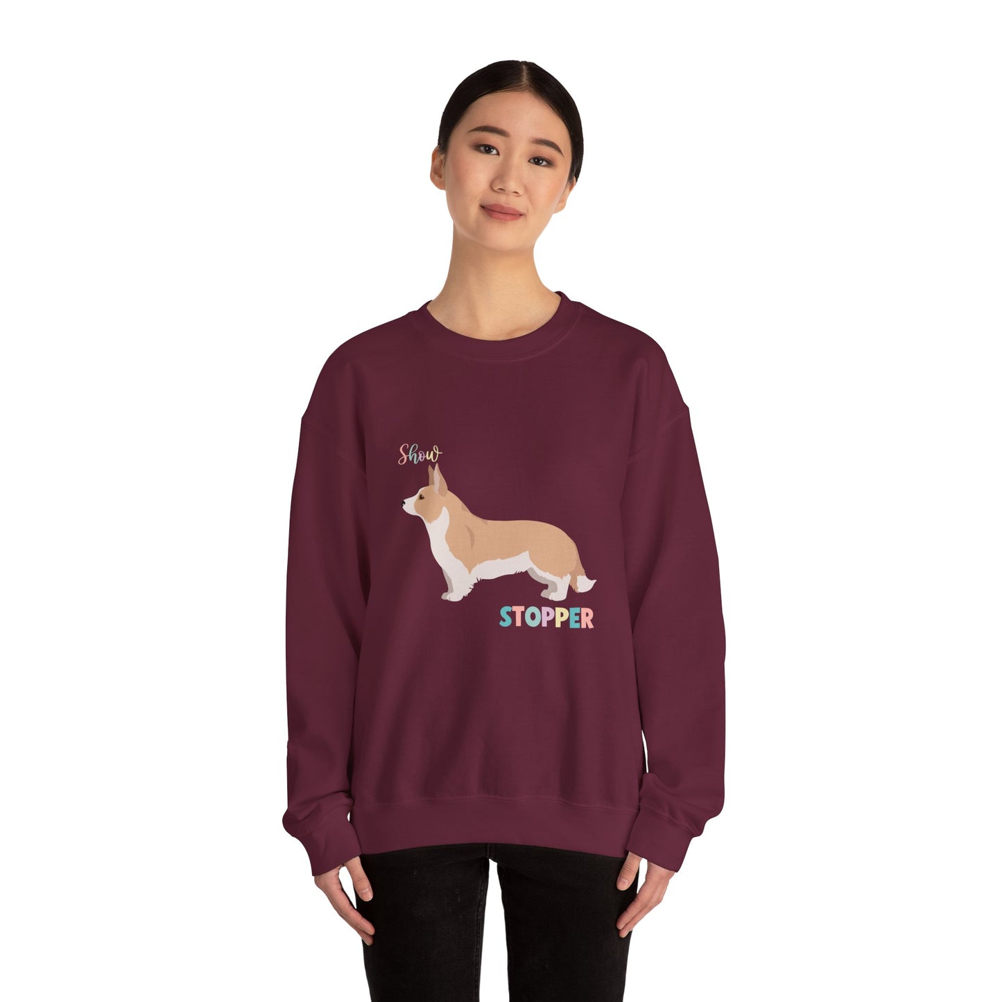 Cardigan Welsh Corgi Dog Unisex Heavy Blend Crewneck Sweatshirt