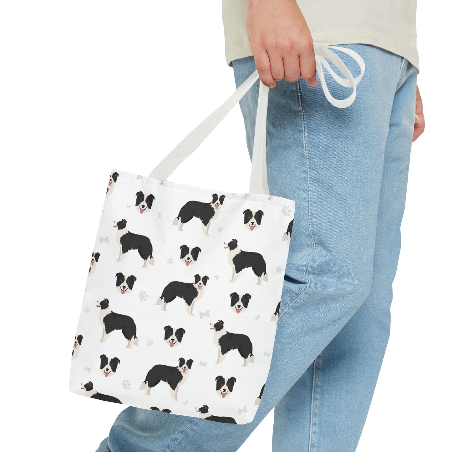 Border Collie Dog Tote Bag, Border Collie Dog Mom Gift