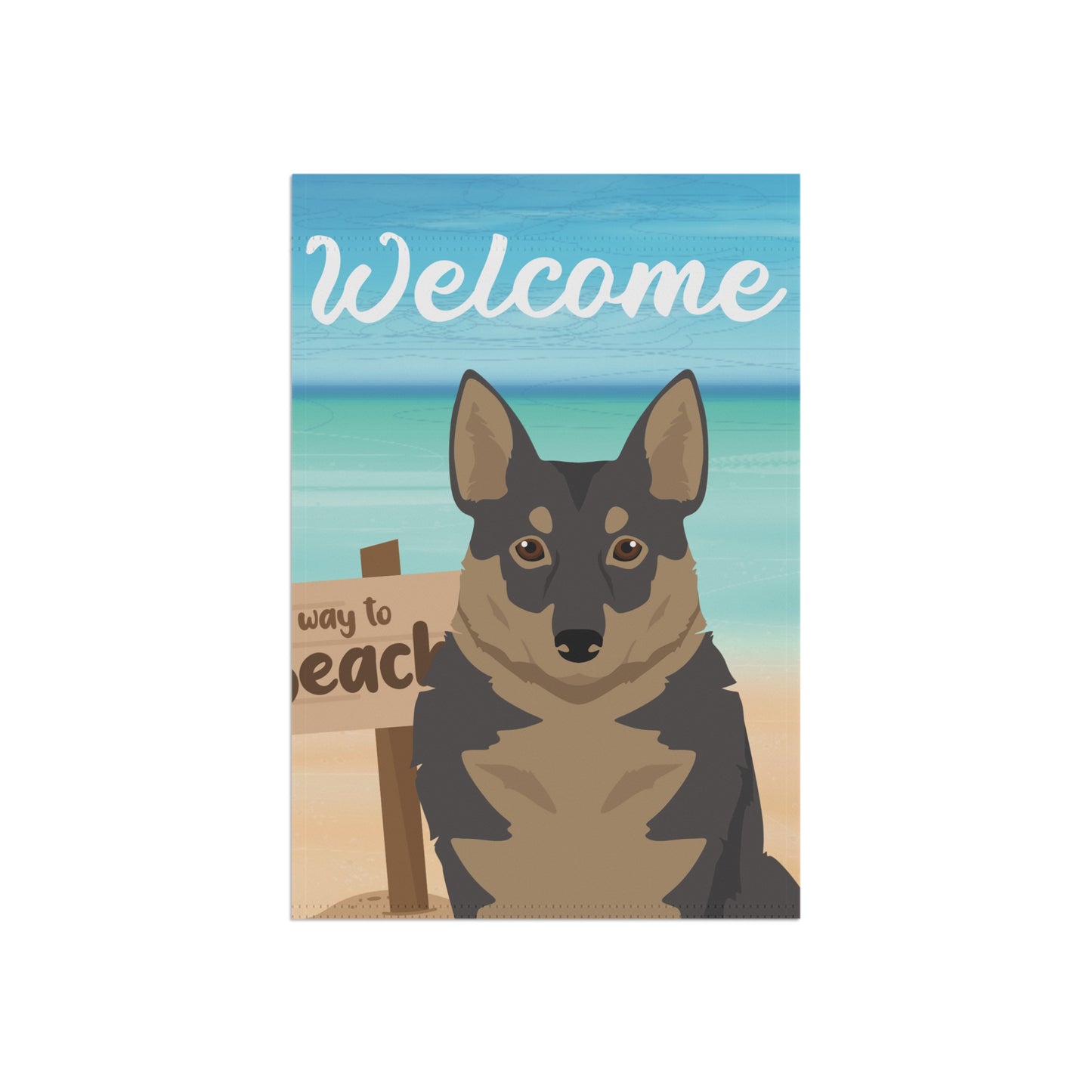 Swedish Vallhund Dog Garden Flag