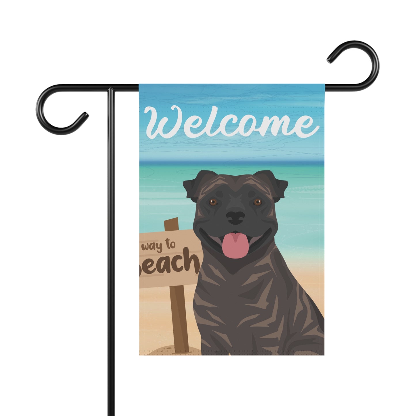 Staffordshire Bull Terrier Dog Garden Flag