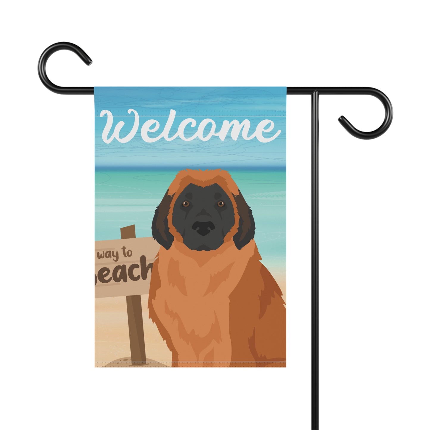 Leonberger Dog Garden Flag