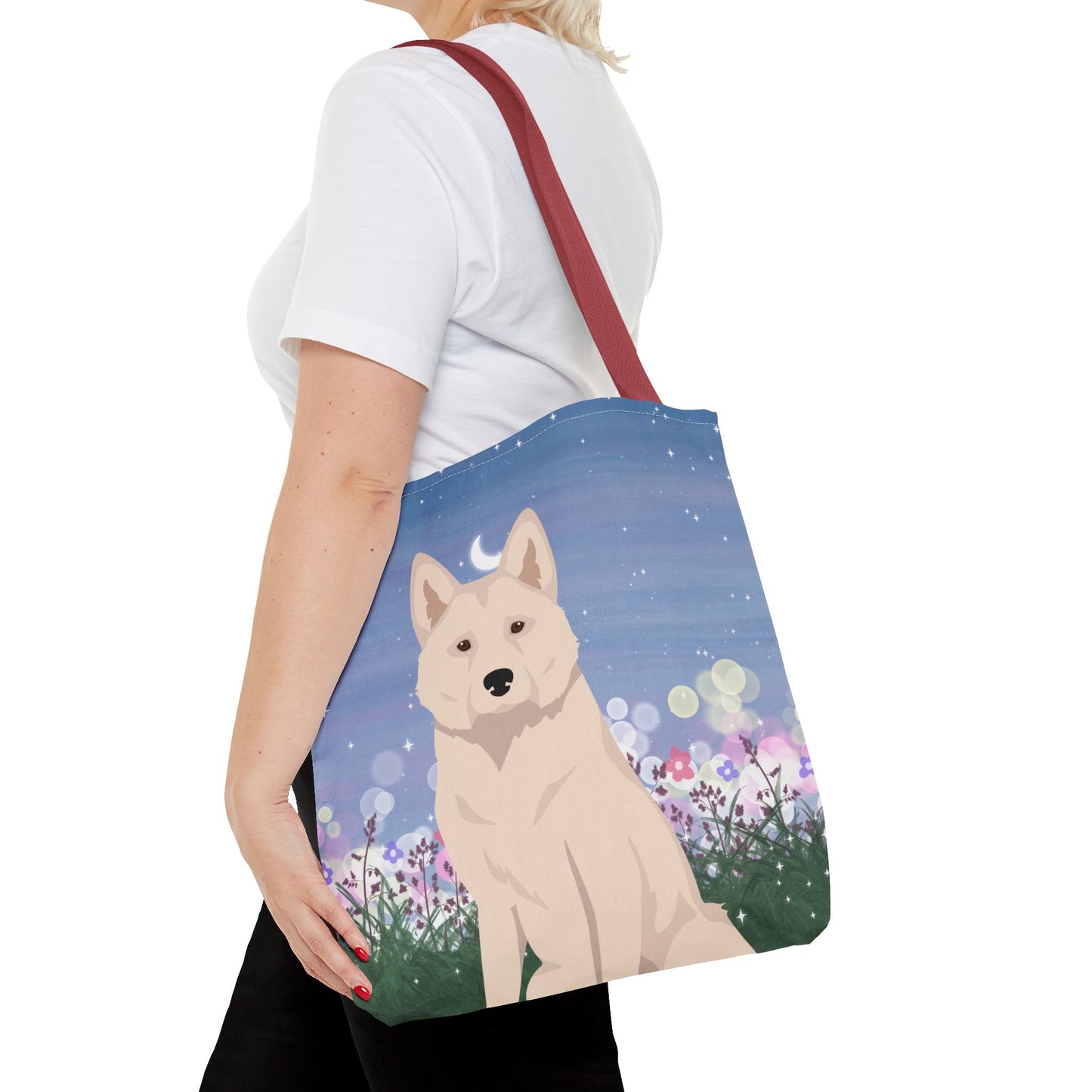 Alaskan Husky Dog Tote Bag 16x16