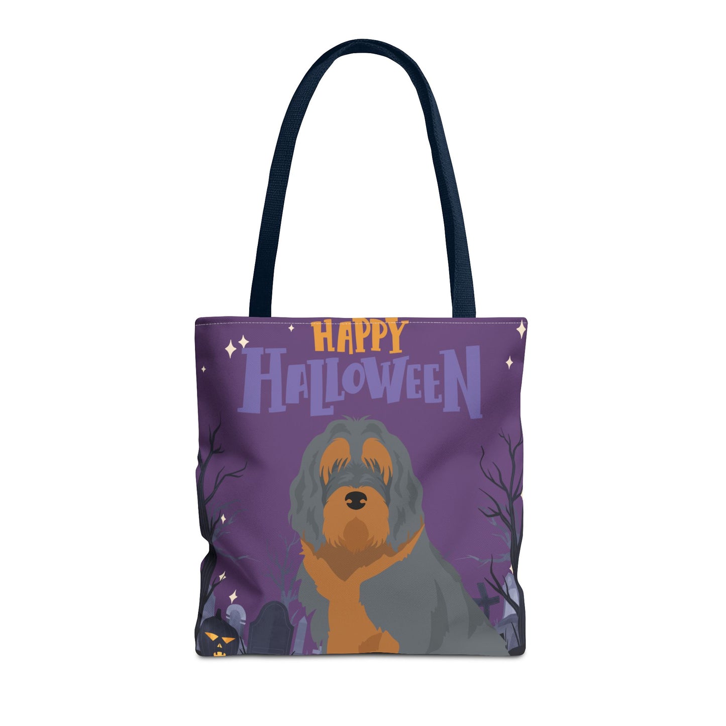Otterhound Dog Happy Halloween Tote Bag 16x16