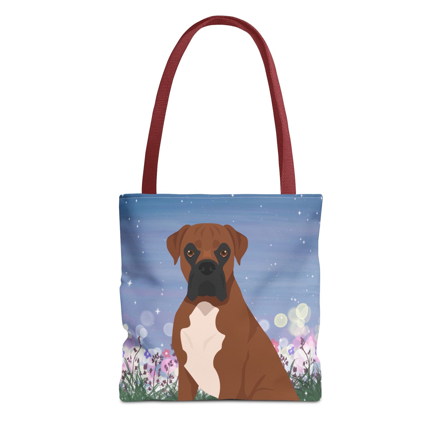 Boxer Dog Tote Bag 13x13