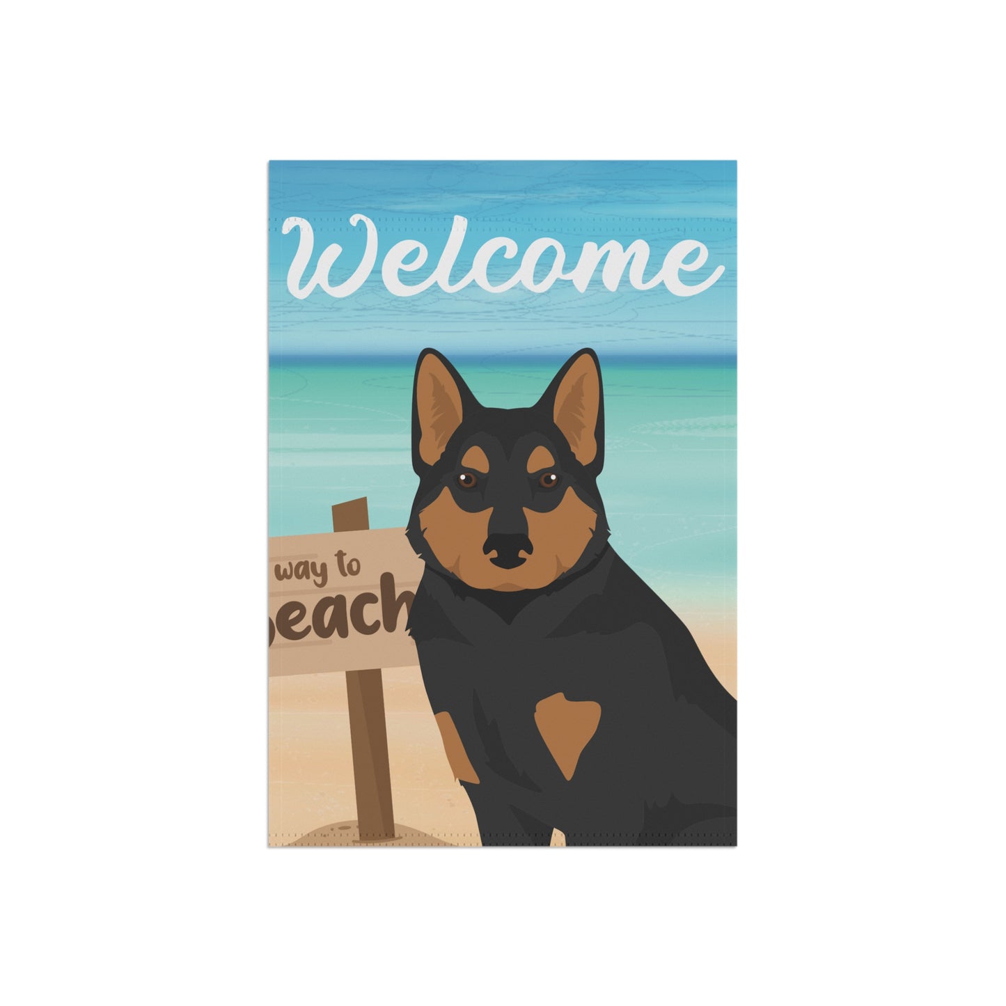 East Siberian Laika Dog Garden Flag