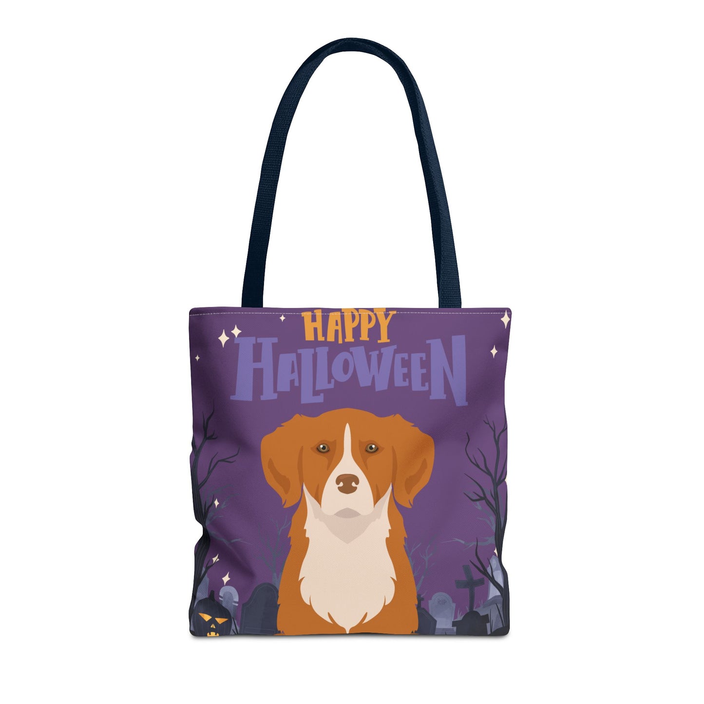 Nova Scotia Duck Tolling Retriever Dog Happy Halloween Tote Bag 16x16