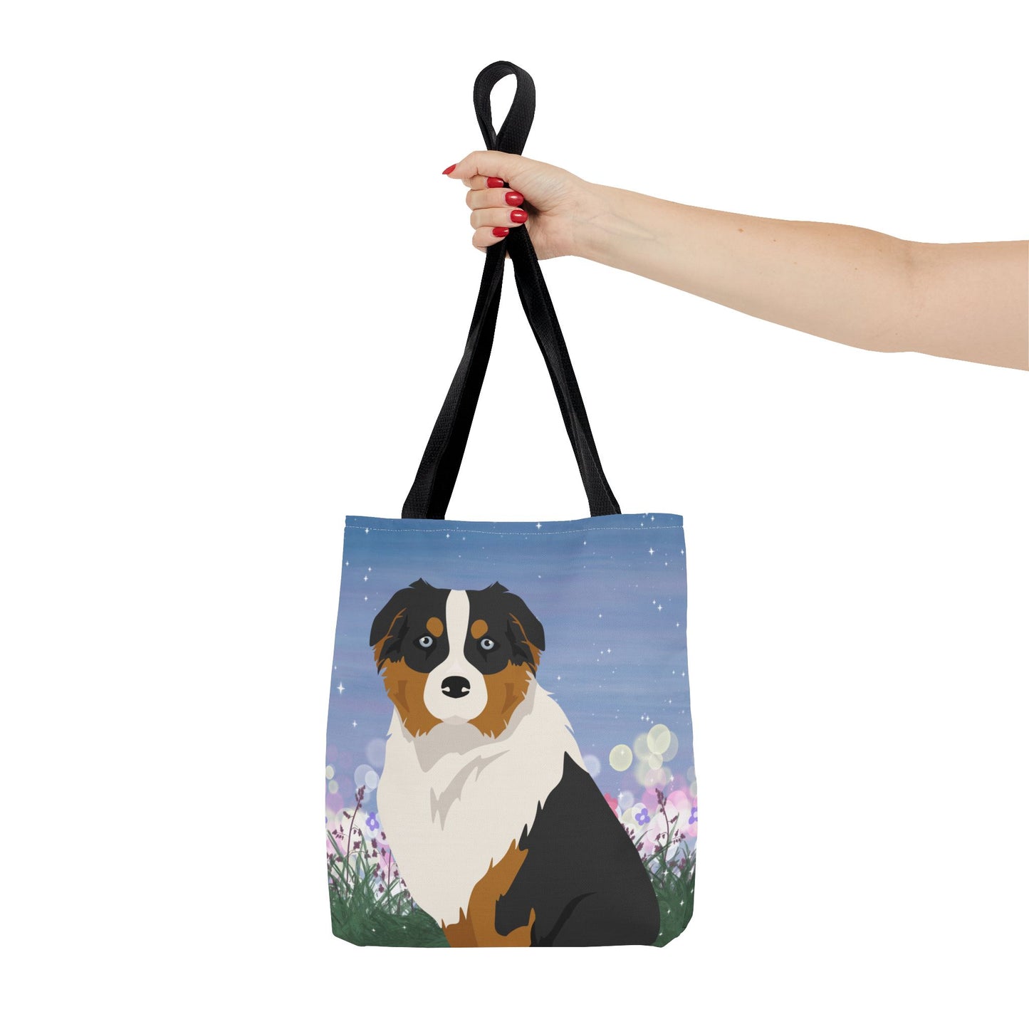 Australian Shepherd Dog Tote Bag 13x13