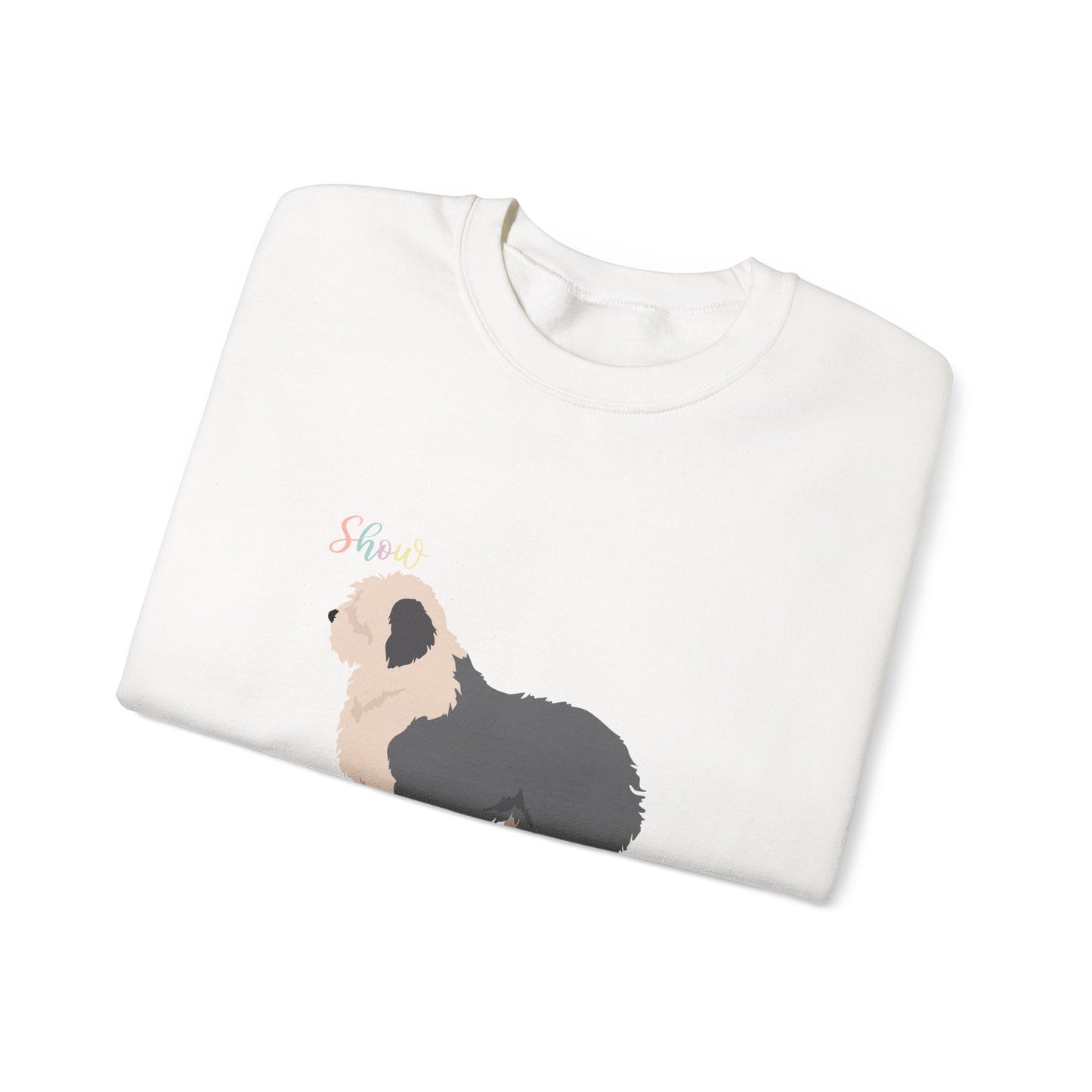 Old English Sheepdog Dog Unisex Heavy Blend Crewneck Sweatshirt