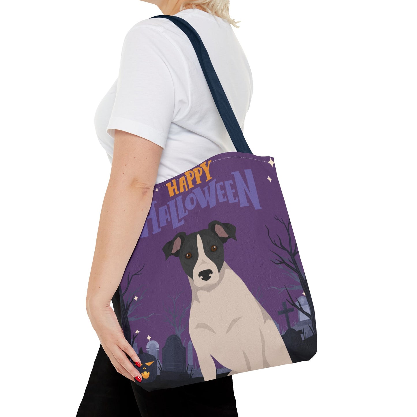 Parson Russell Terrier Dog Happy Halloween Tote Bag 16x16