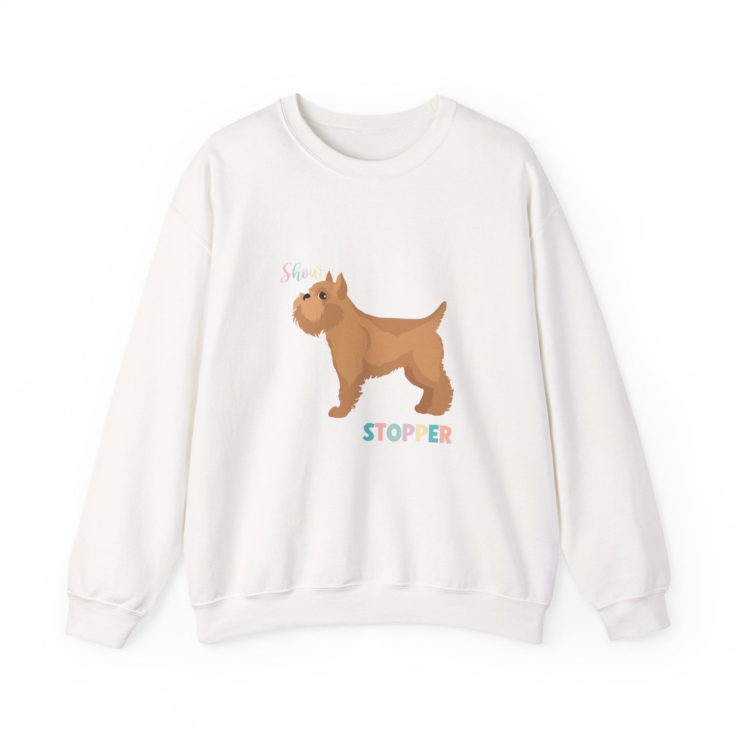 Brussels Griffion Dog Unisex Heavy Blend Crewneck Sweatshirt