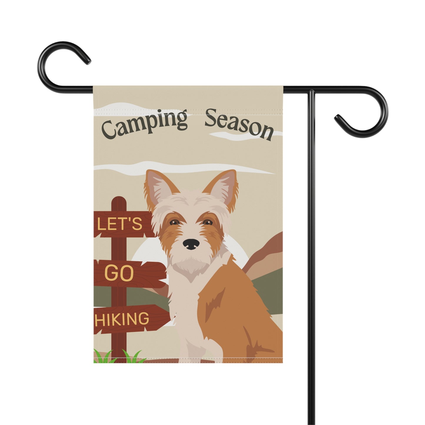 Portuguese Podengo Dog Camping Garden Flag