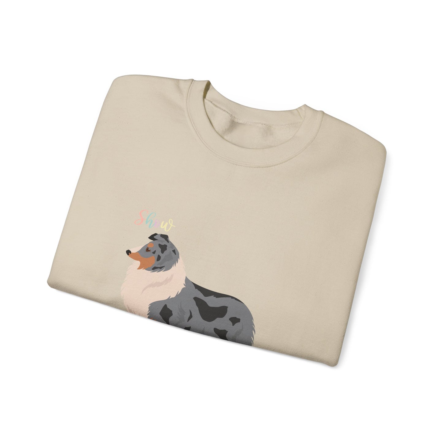Shetland Sheepdog Dog Unisex Heavy Blend Crewneck Sweatshirt