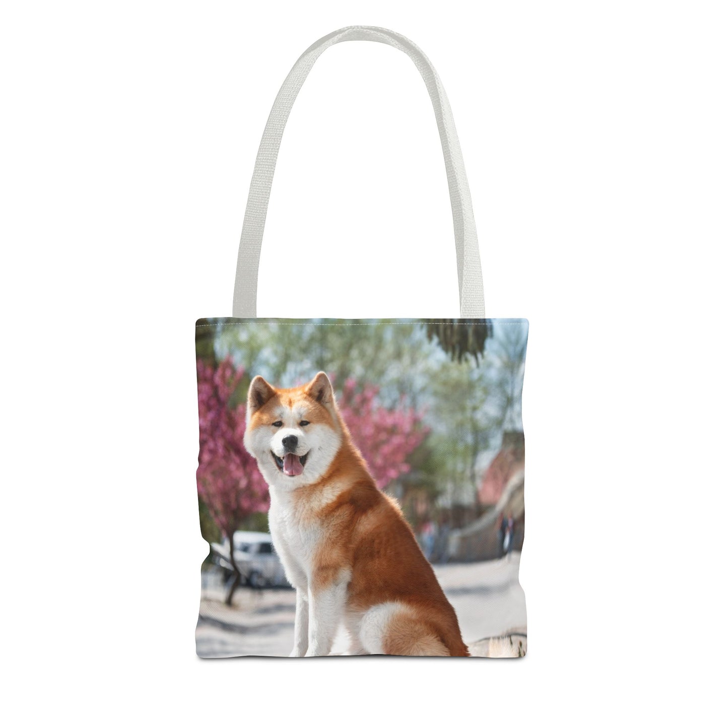 Japanese Akita Dog Tote Bag 13x13