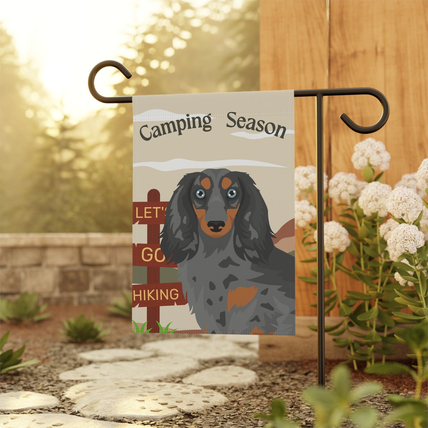 Copy of Dachshund Dog Camping Garden Flag
