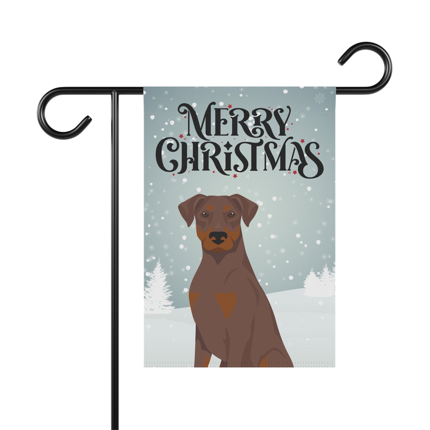 Doberman Pinscher Dog Garden Flag
