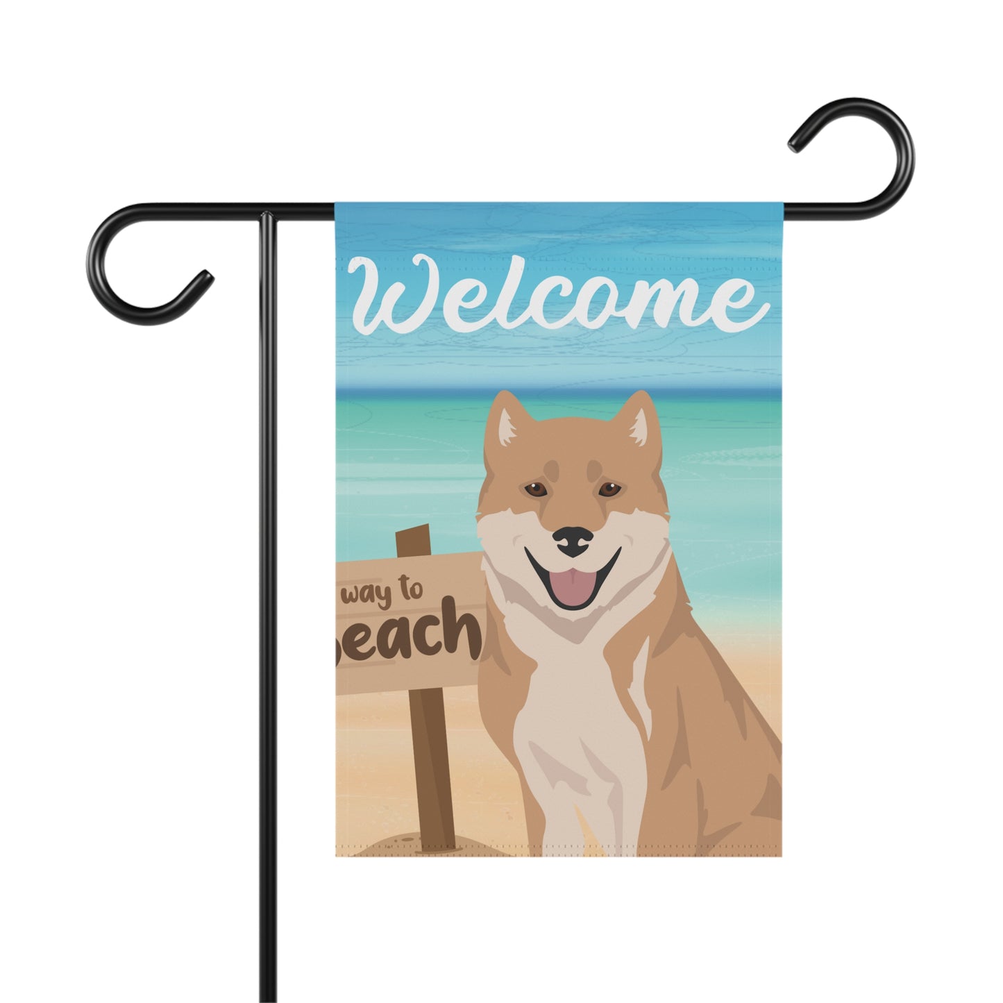 Kishu Ken Dog Garden Flag