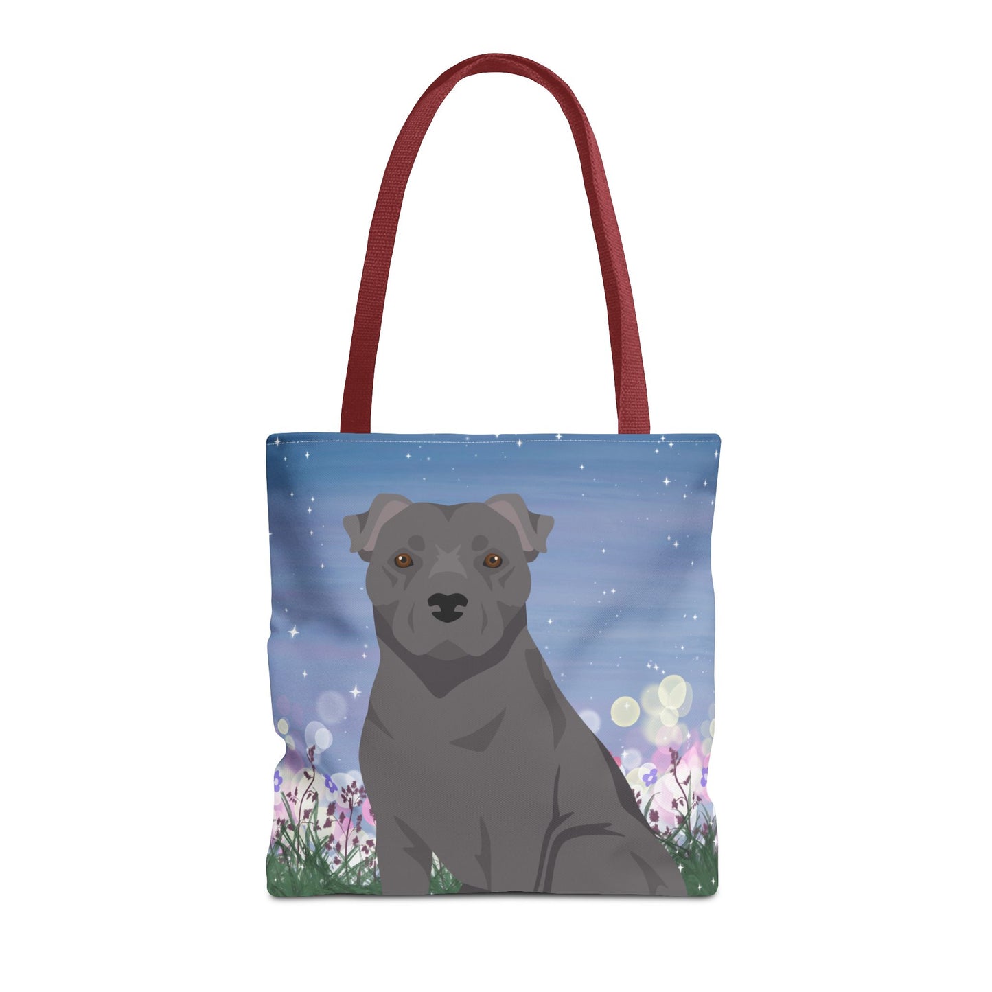 Staffordshire Bull Terrier Dog Tote Bag 16x16