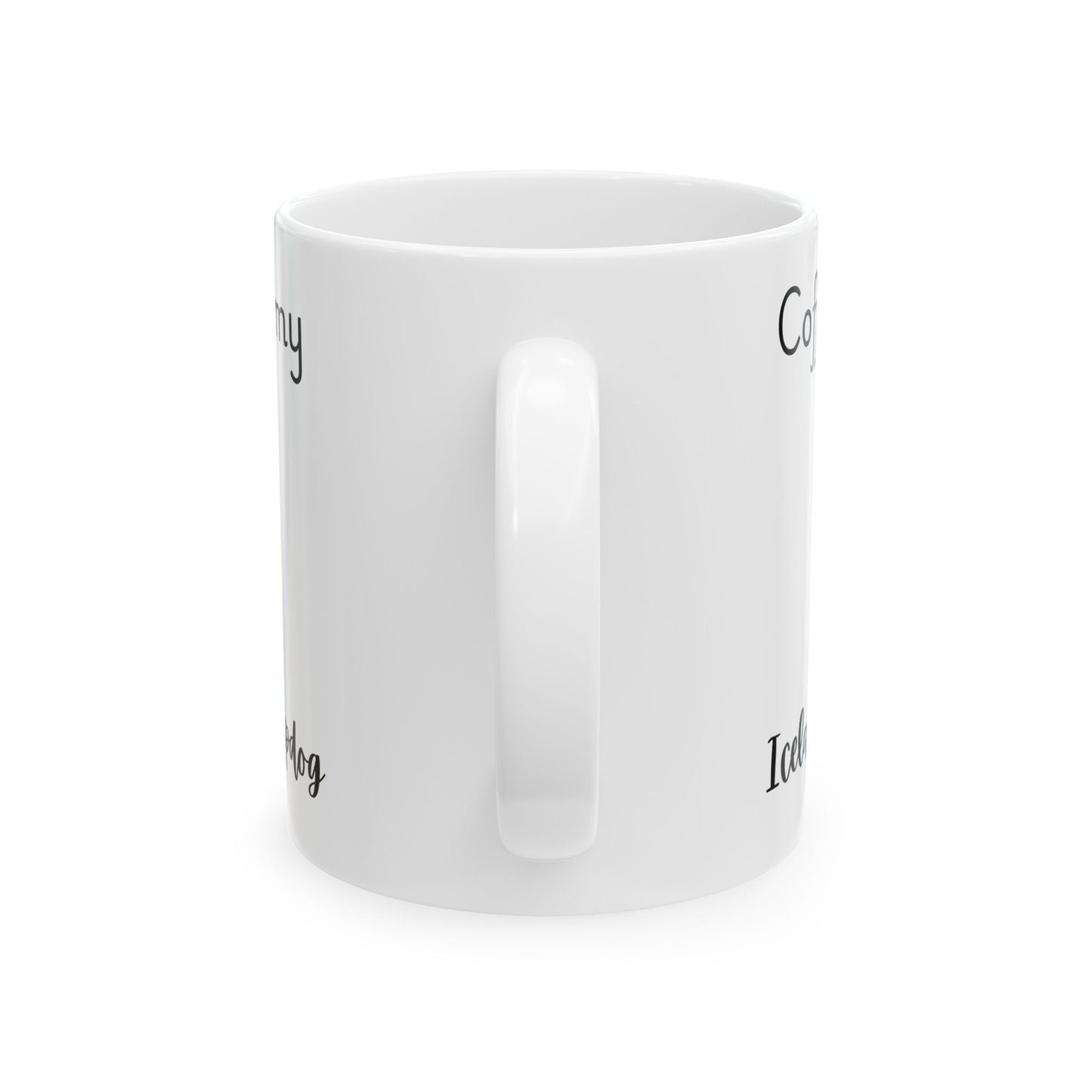Coffee and My Icelandic Sheepdog Ceramic Mug | Dog Lover Gift, Pet Owner Cup, Cute Mug for Dog Moms, Funny Mug for Coffee Lovers