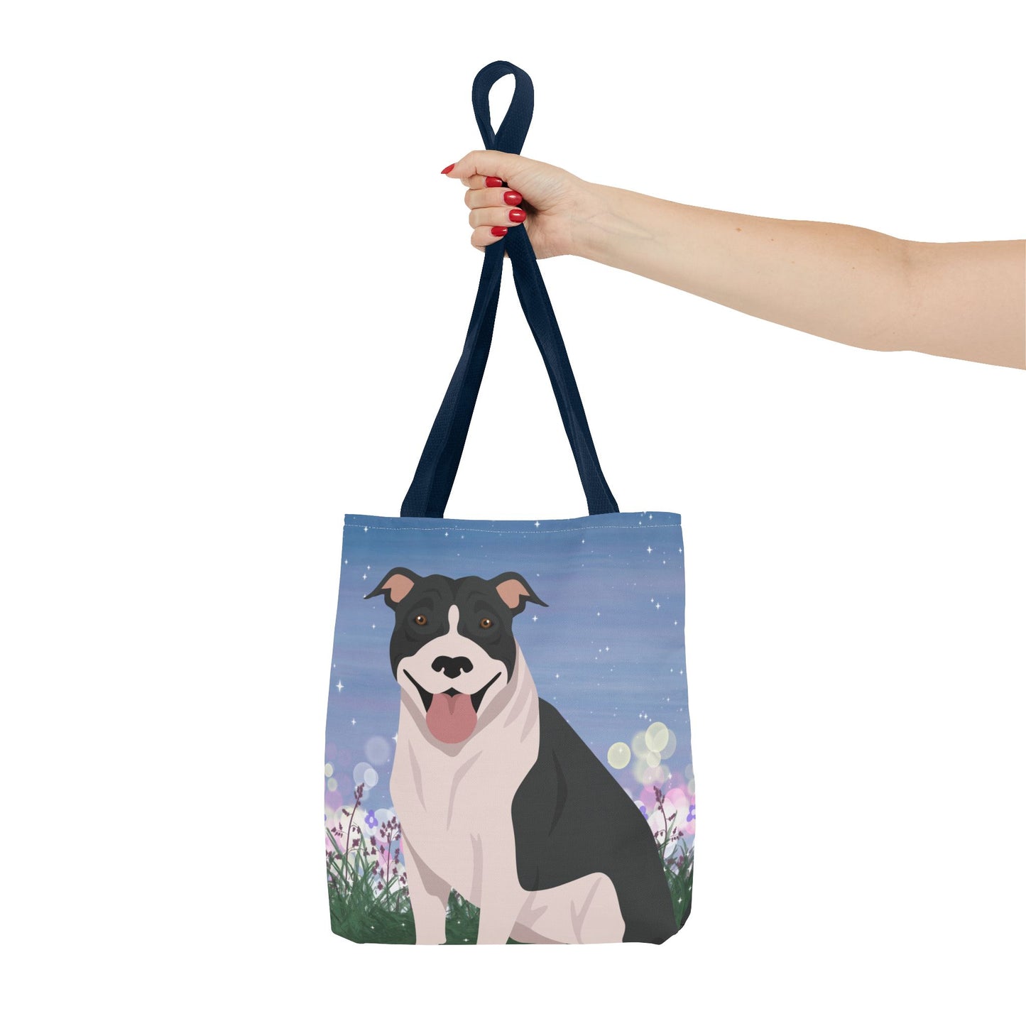 Pit Bull Dog Tote Bag 13x13