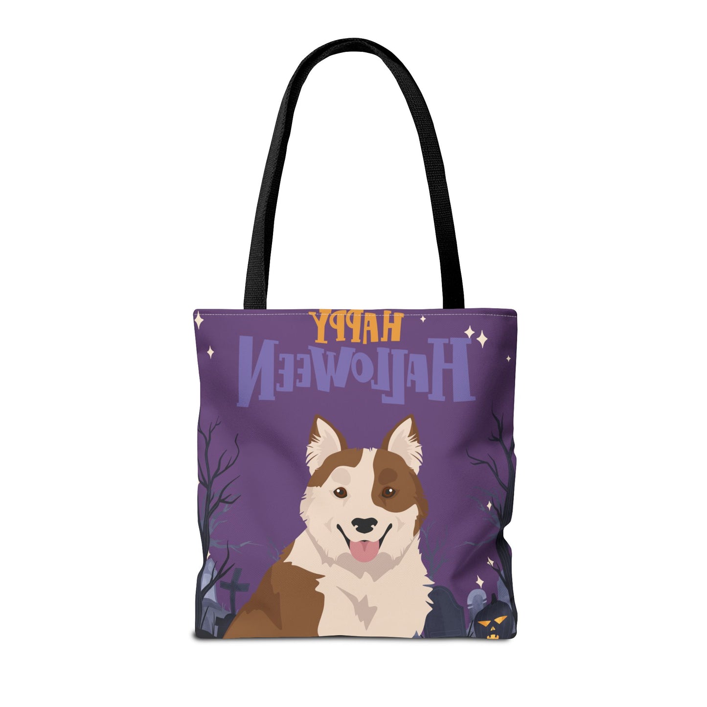 Elo Dog Happy Halloween Tote Bag 16x16