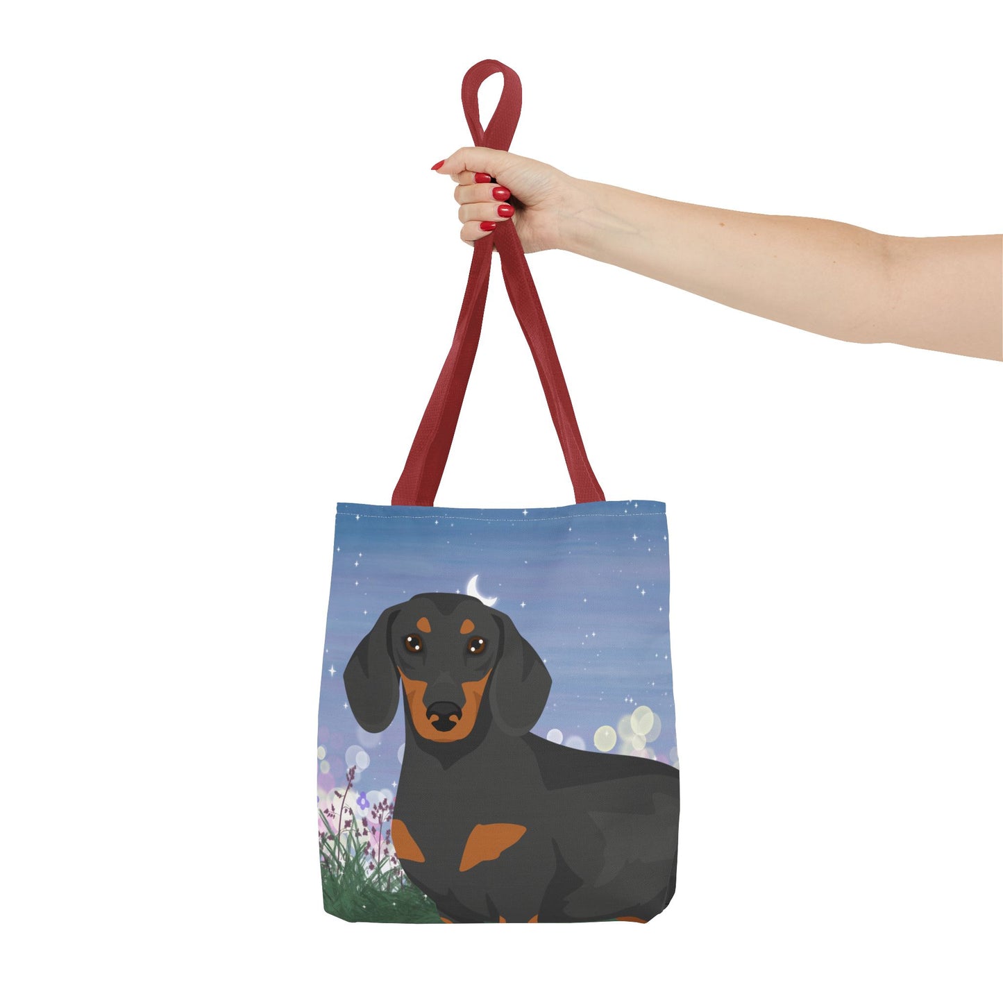 Dachshund Dog Tote Bag 13x13