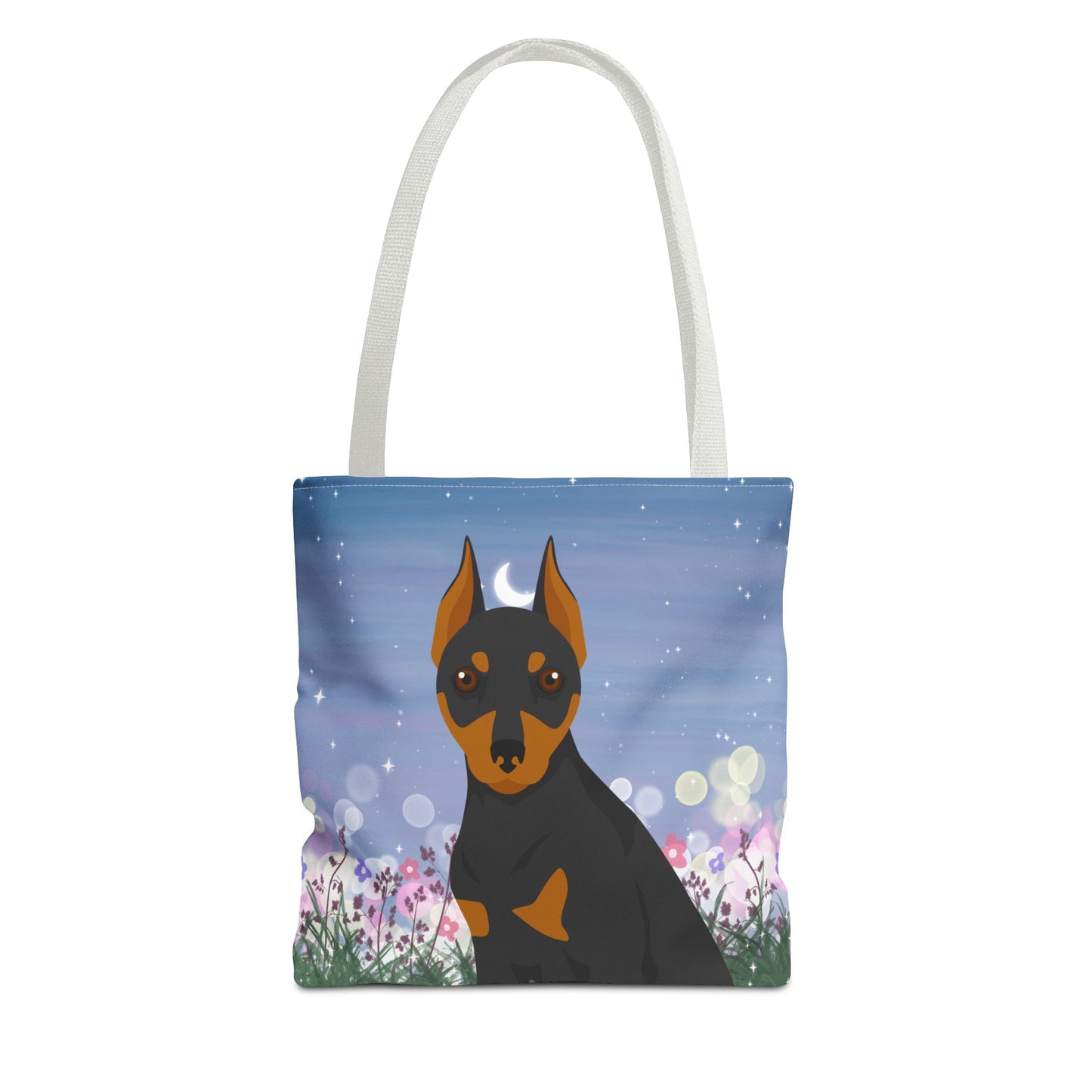 Miniature Pinscher Dog Tote Bag 13x13