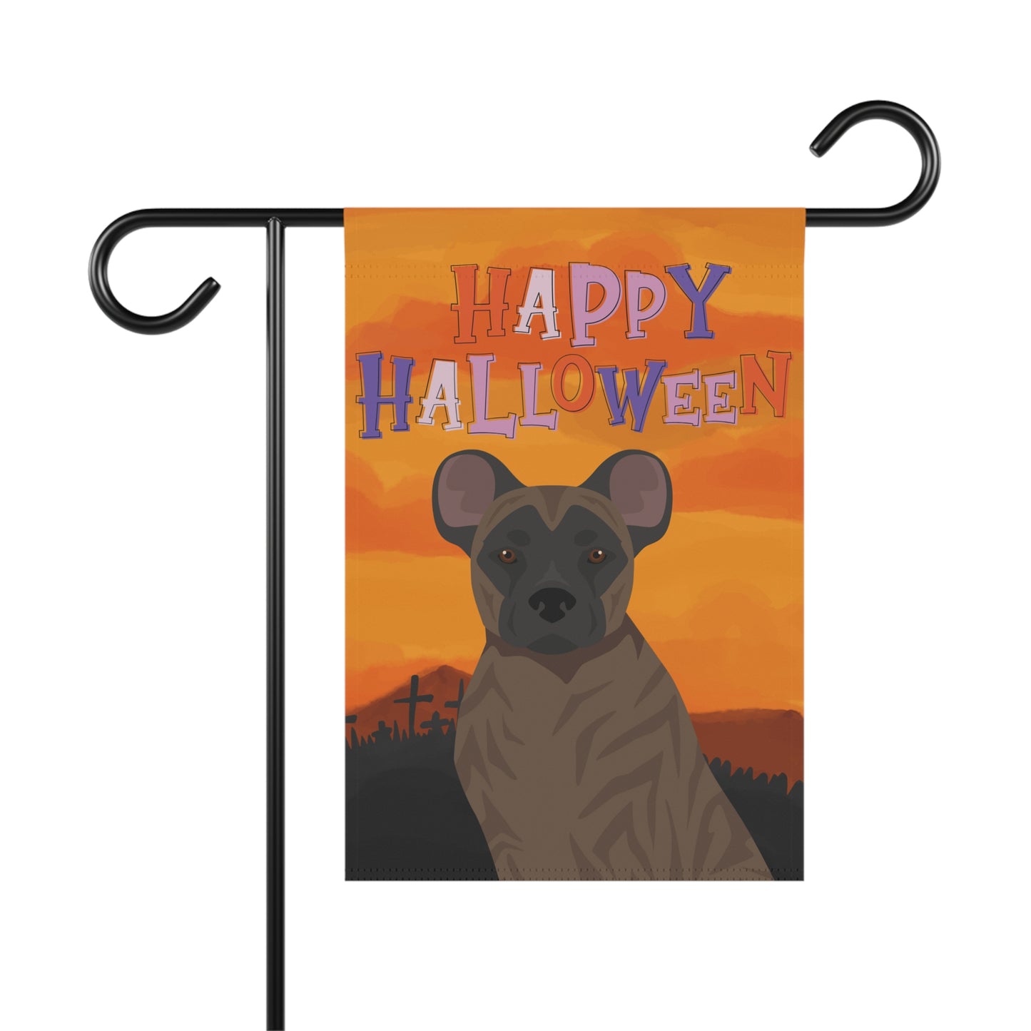 Saint Miguel Cattle Dog Dog Halloween Garden Flag