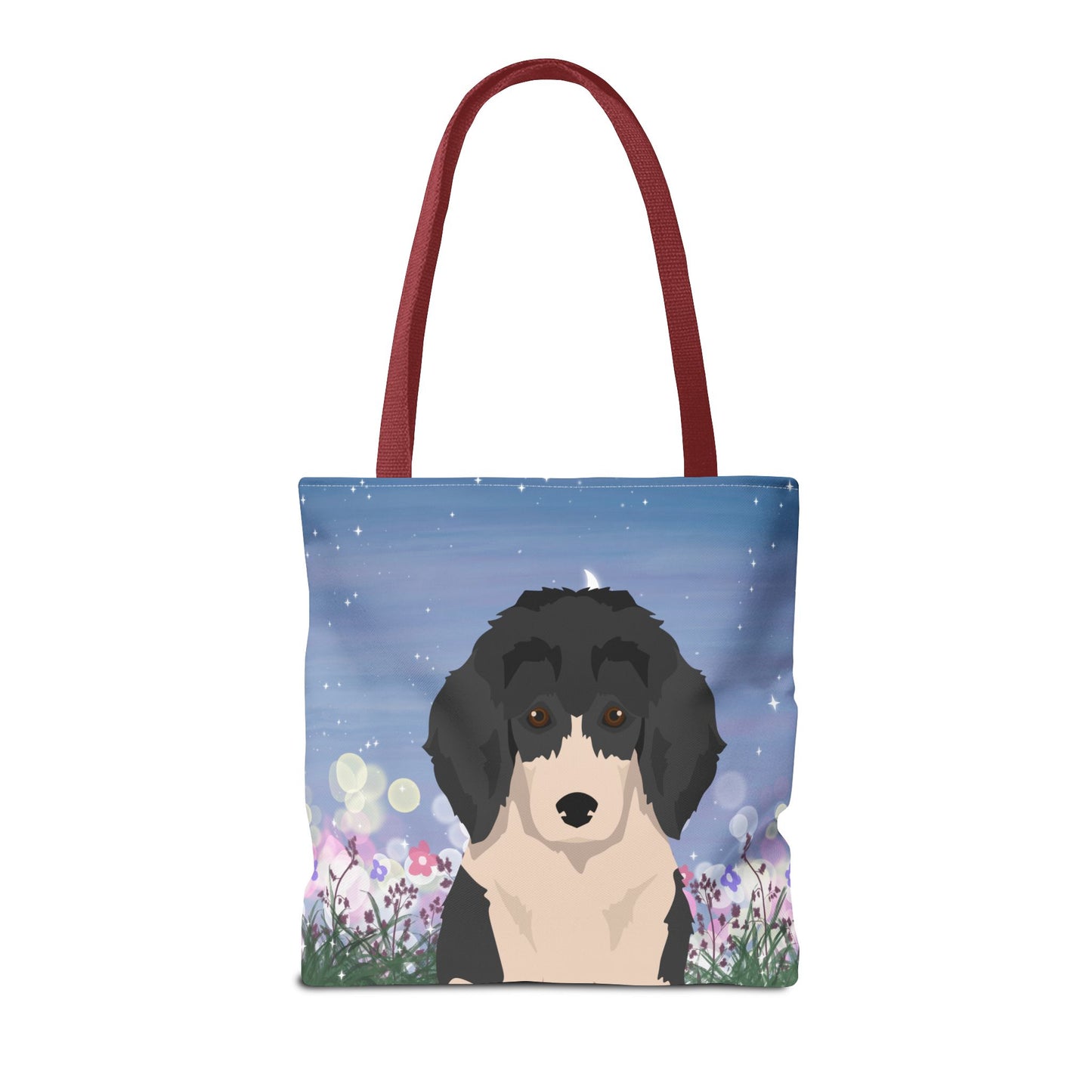 Poodle Dog Tote Bag 16x16