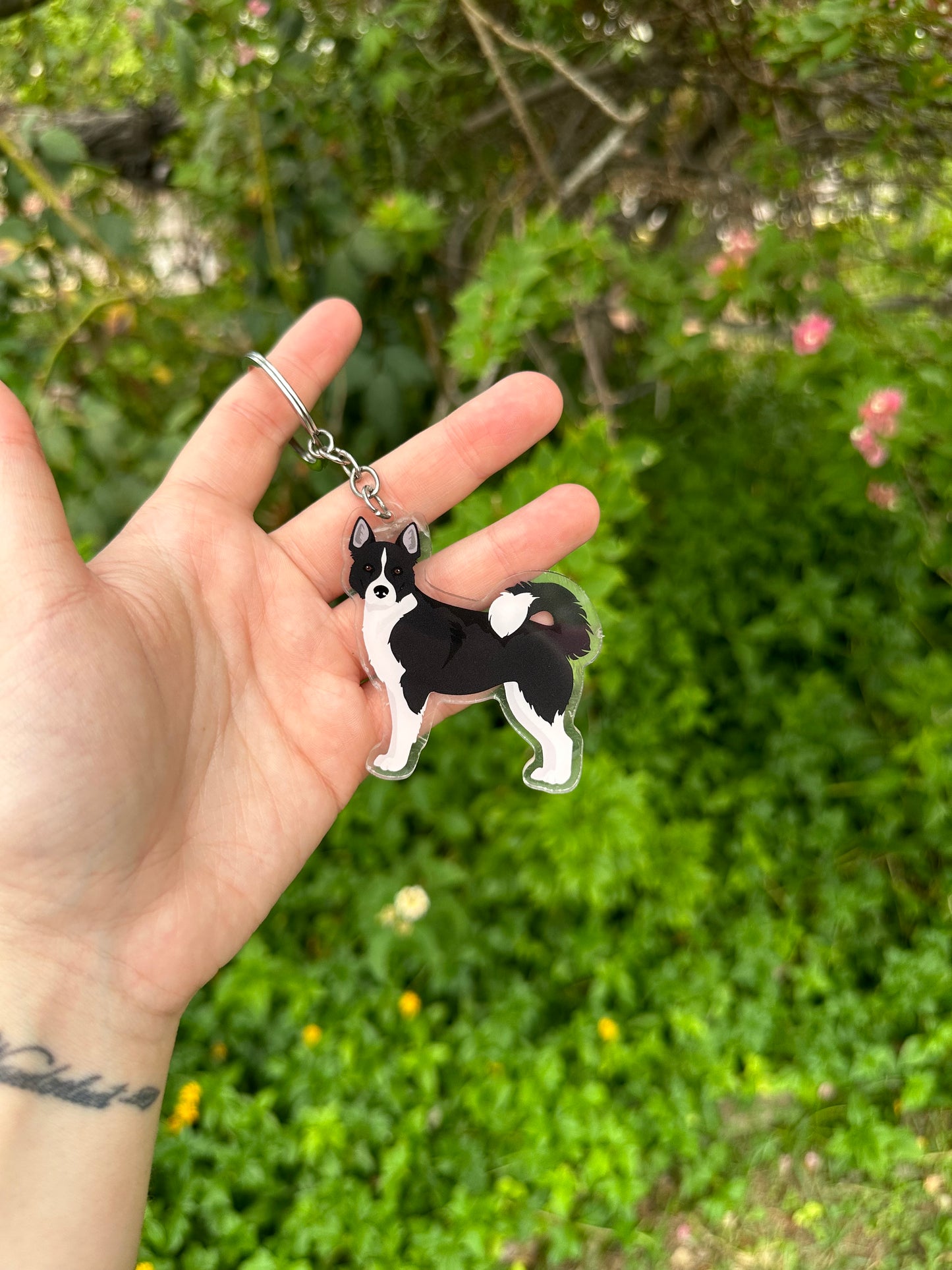 Karilean Bear Dog 2.5in Acrylic Keychain