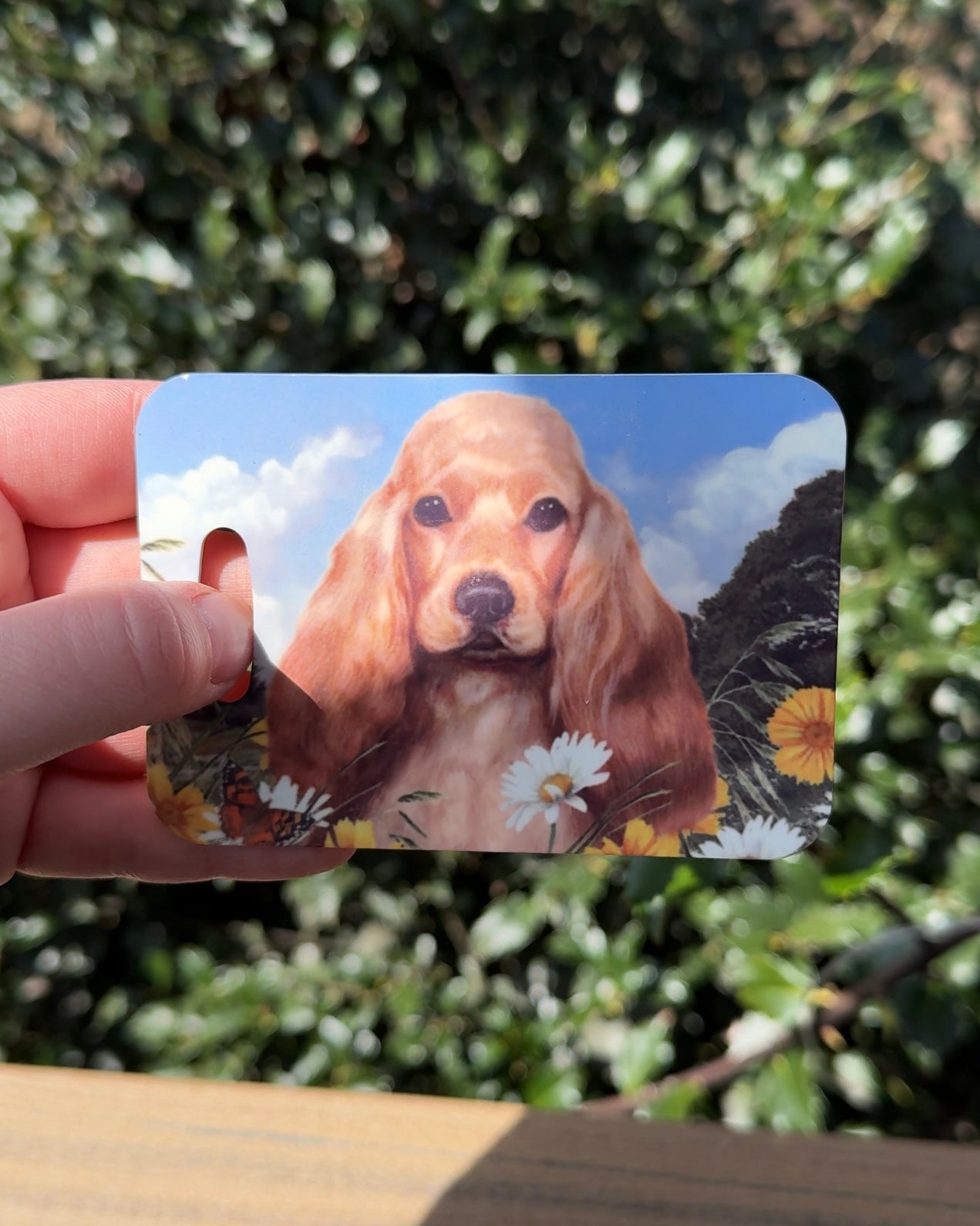American Cocker Spaniel Dog Luggage Tag