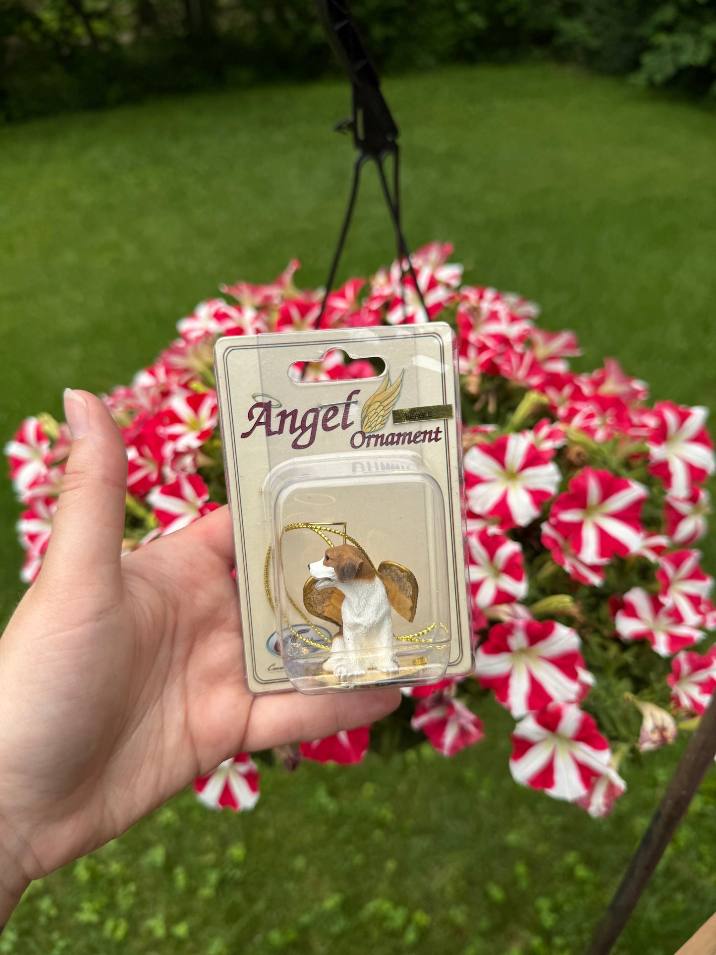 Beagle Dog Angel Figurine