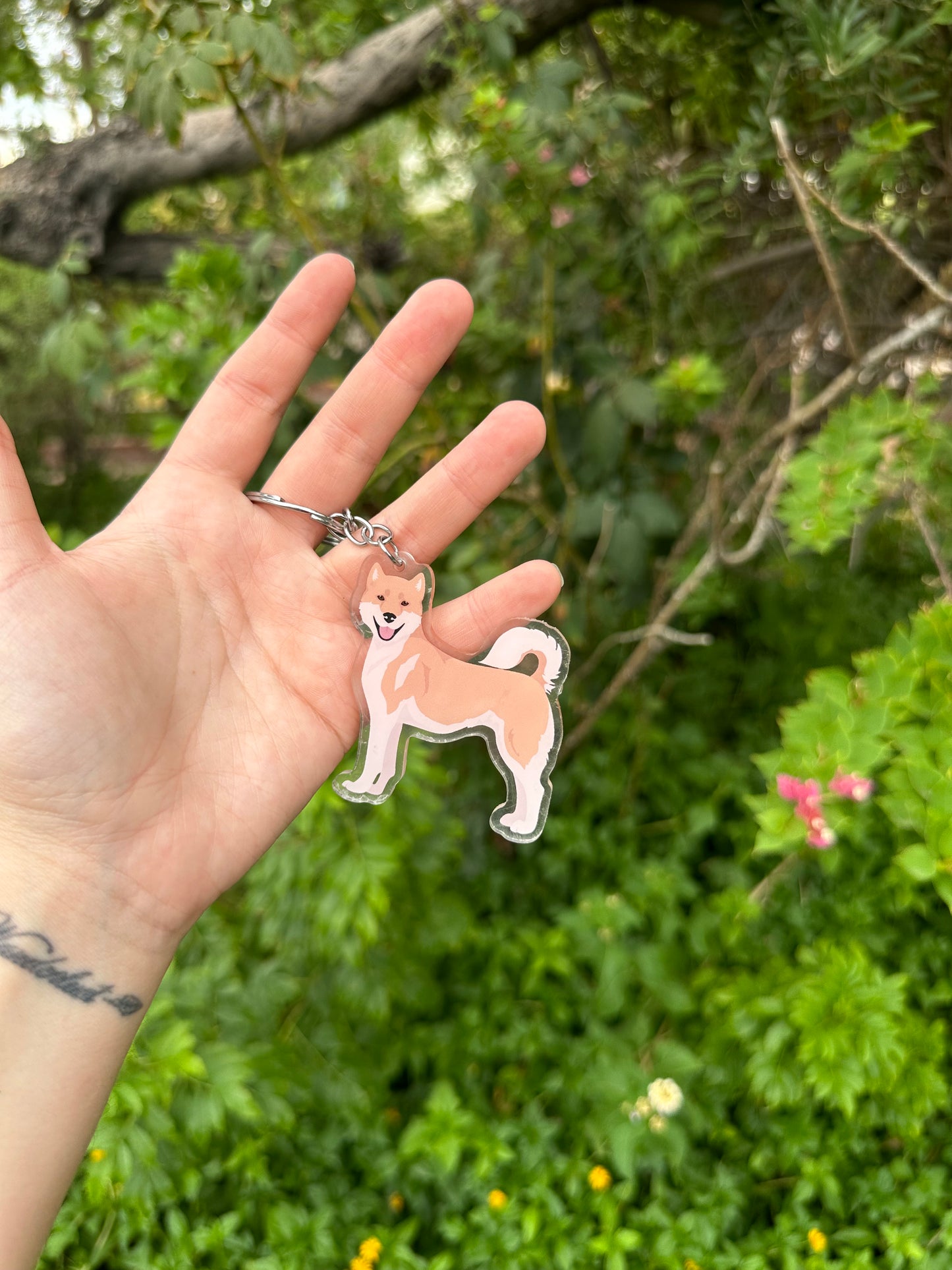 Kishu Ken Dog 2.5in Acrylic Keychain