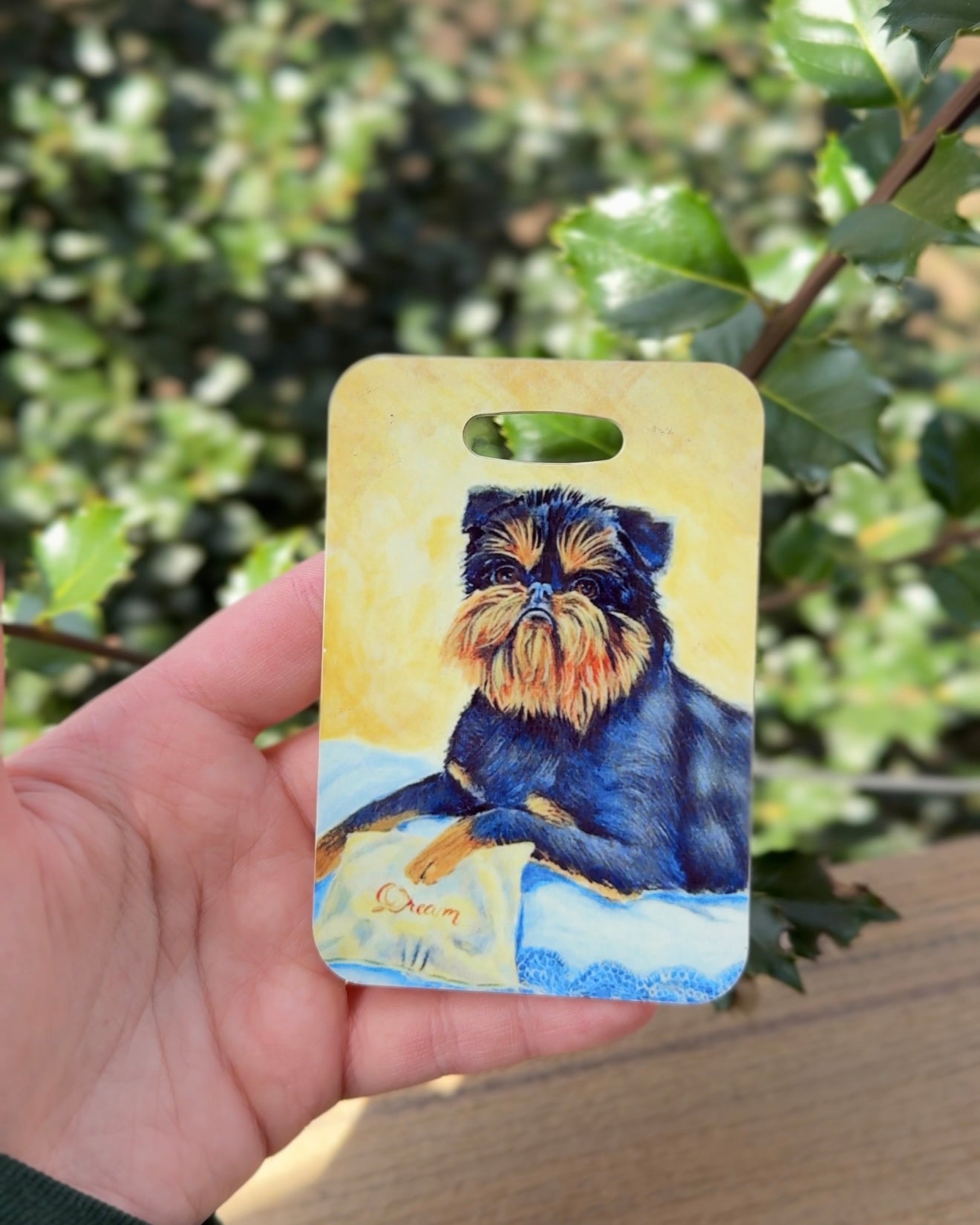 Brussels Griffon Dog Luggage Tag