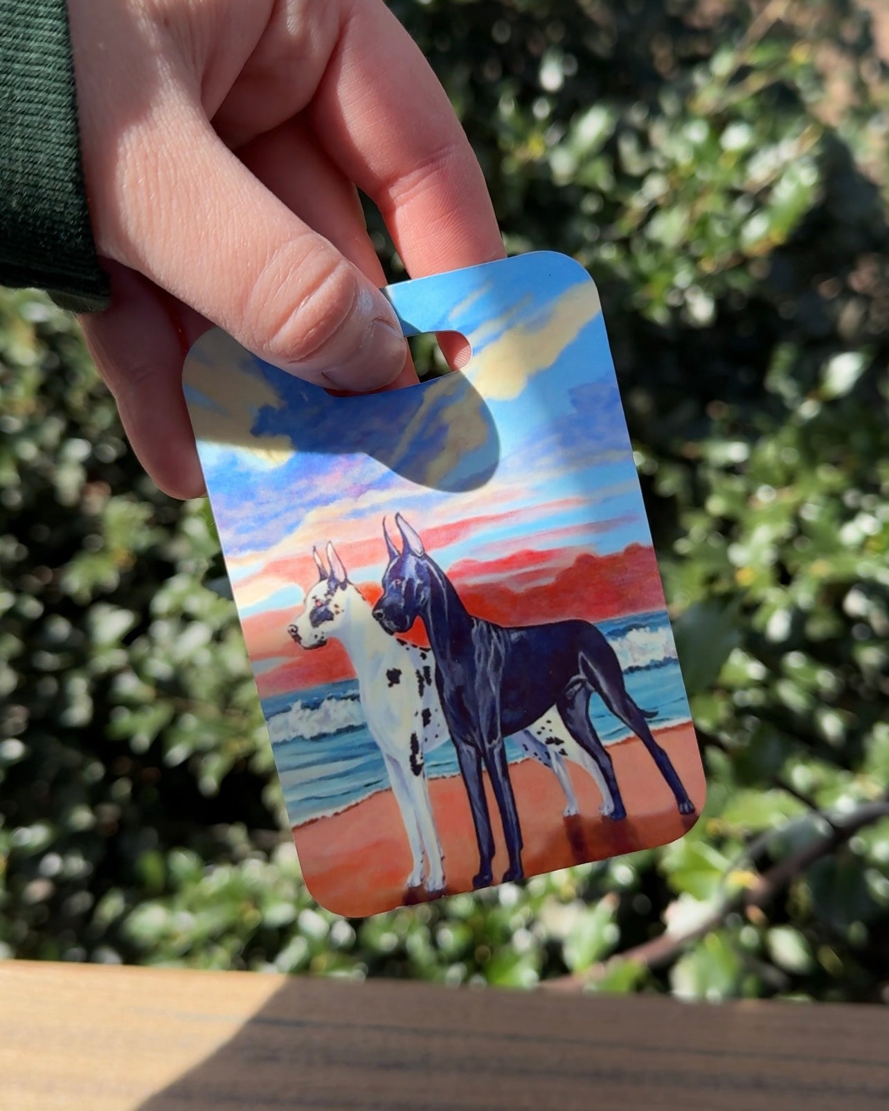 Great Dane Dog Luggage Tag