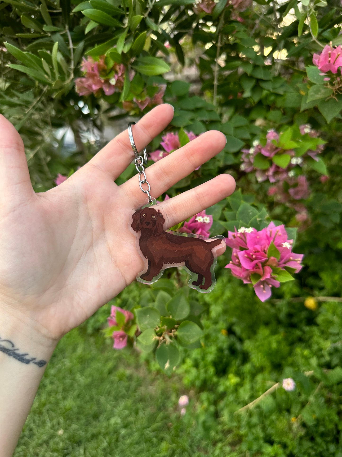 Boykin Spaniel Dog 2.5in Acrylic Keychain
