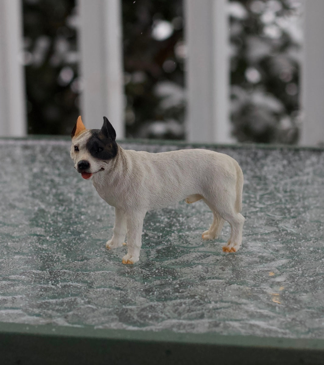 Pit Bull Dog Figurine
