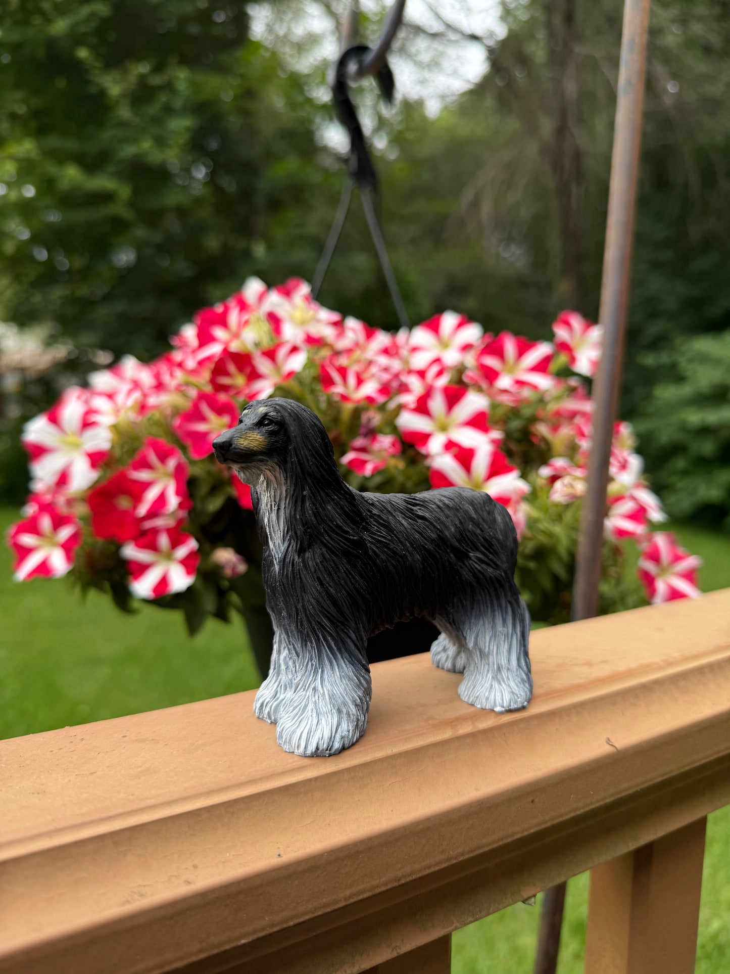 Afghan Hound Dog Figurine