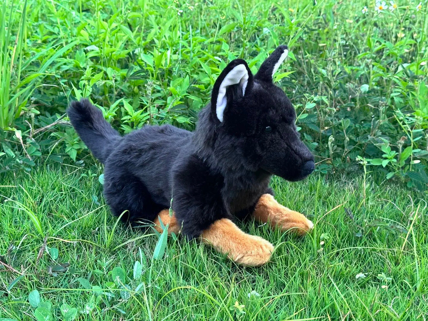 Ryker the Bi Color German Shepherd Dog Plush 15in