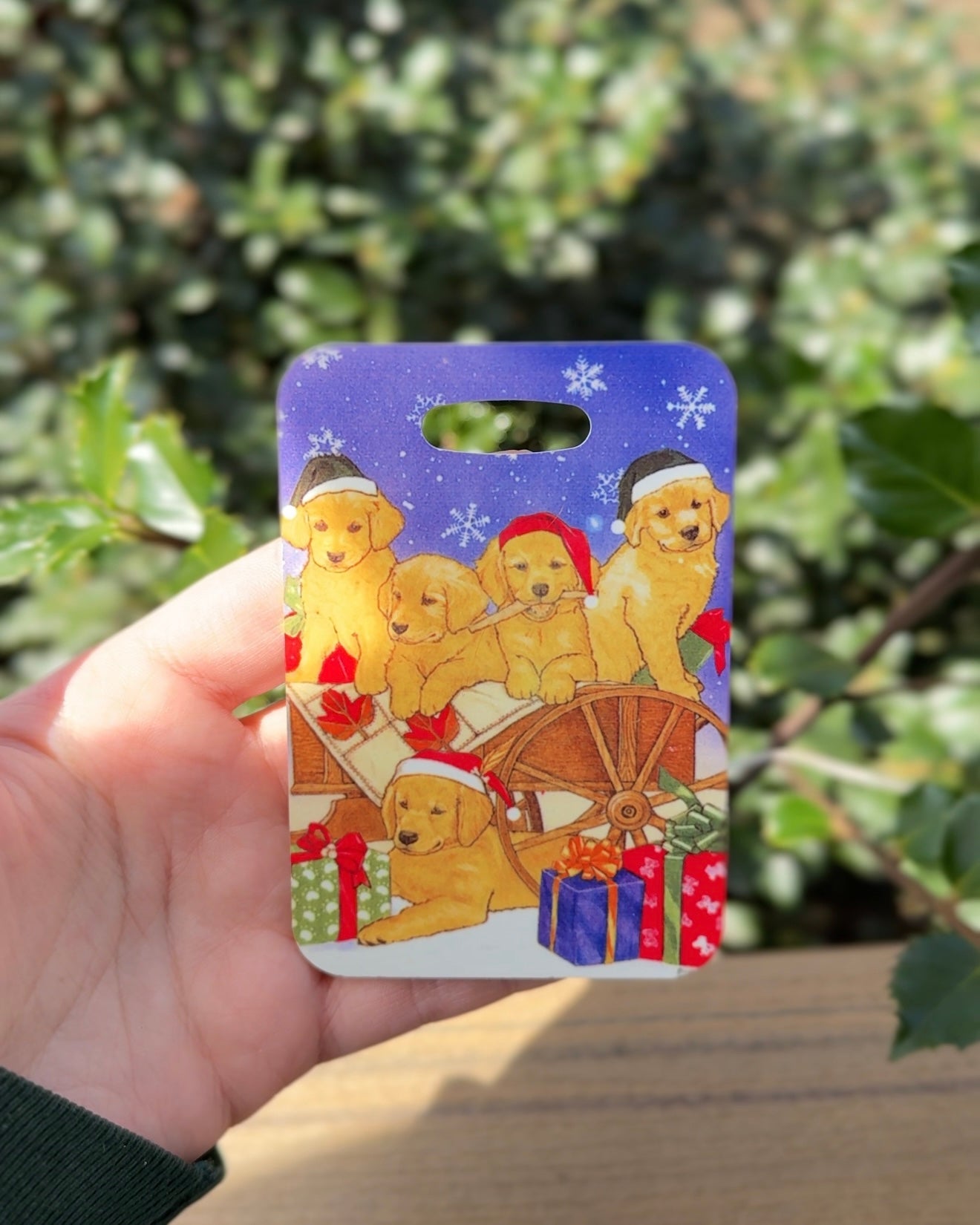 Golden Retriever Dog Luggage Tag