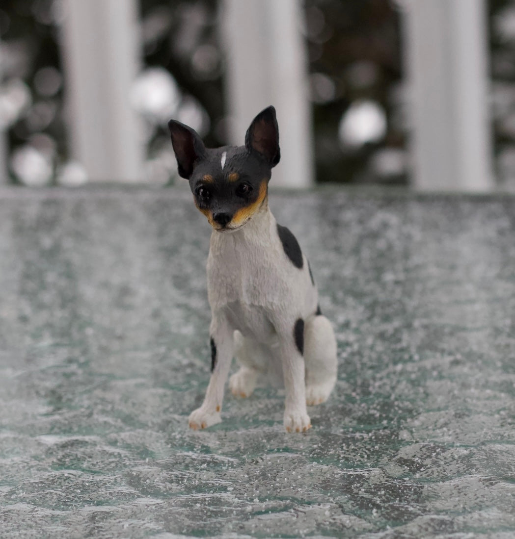 Rat Terrier Dog Figurine