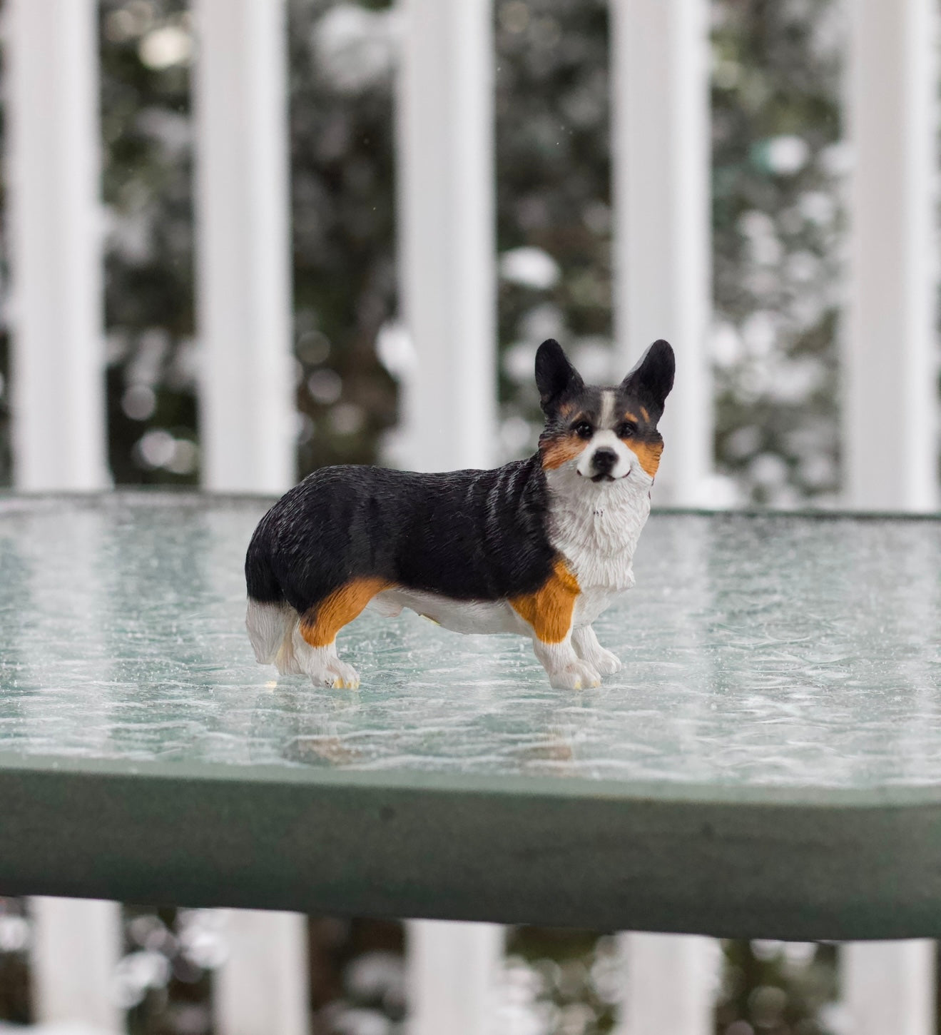 Cardigan Welsh Corgi Dog Figurine