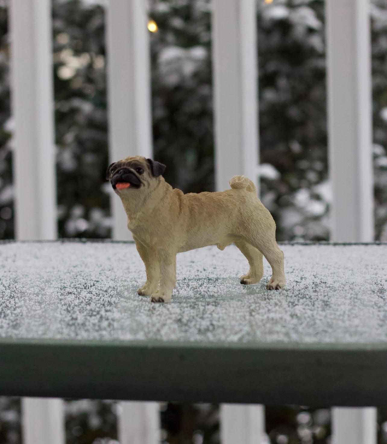 Pug Dog Figurine
