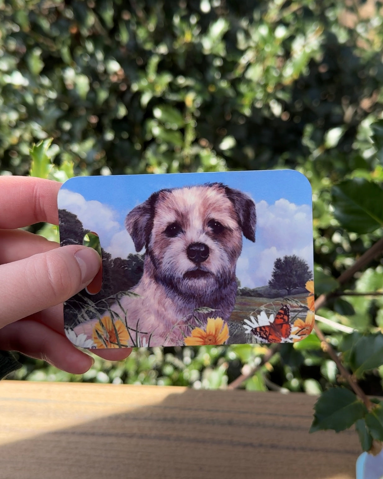 Border Terrier Dog Luggage Tag