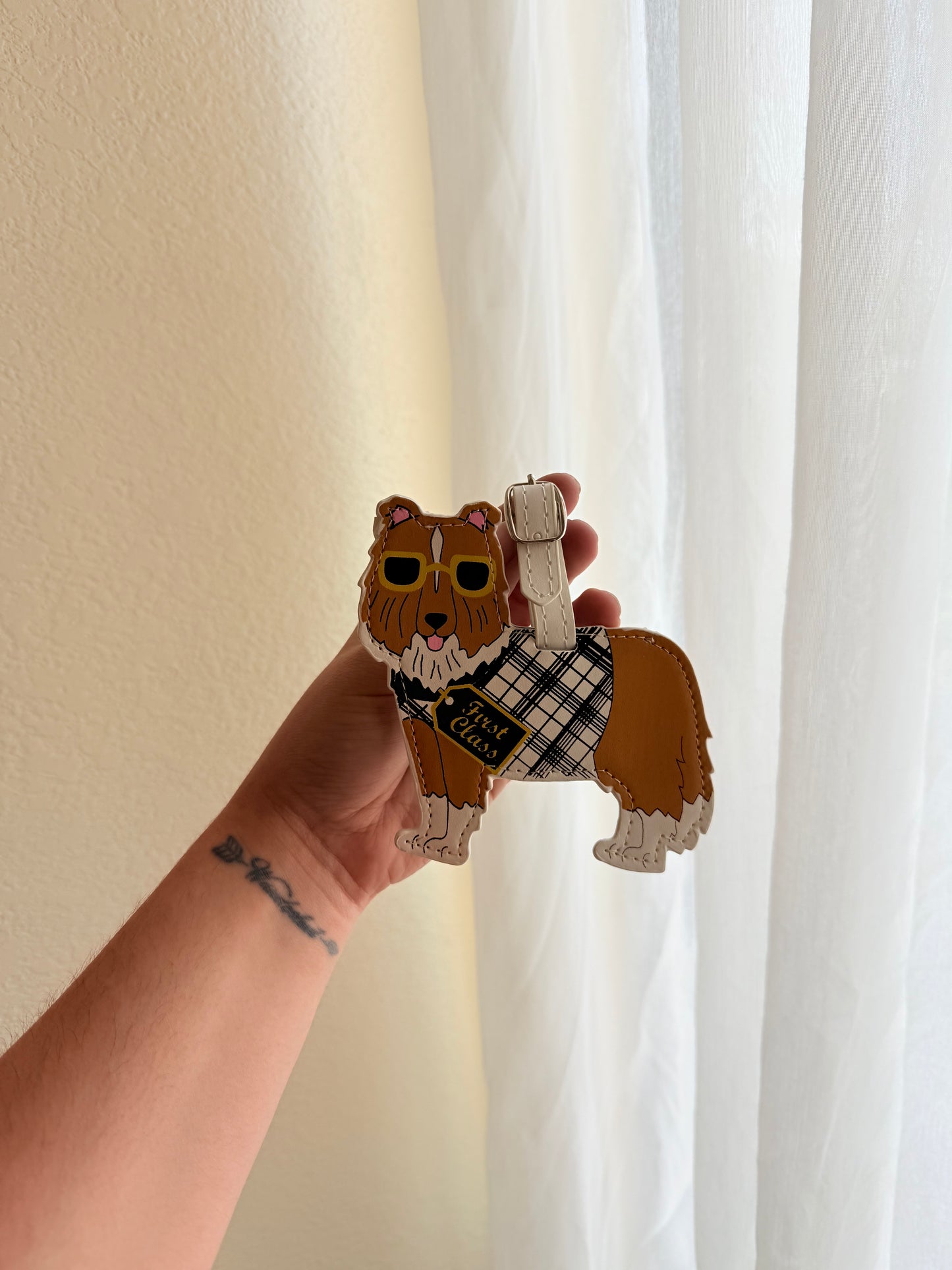 Shetland Sheepdog Dog Luggage Tag
