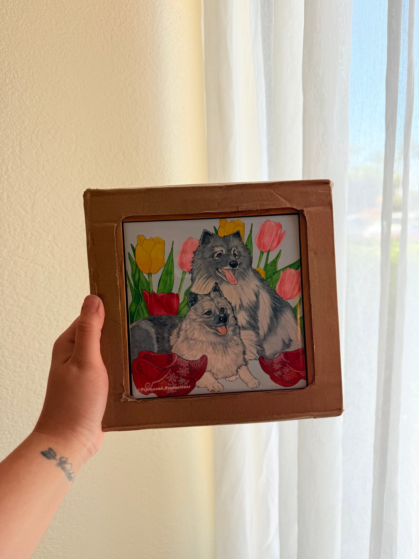 Keeshond Dog Trivet