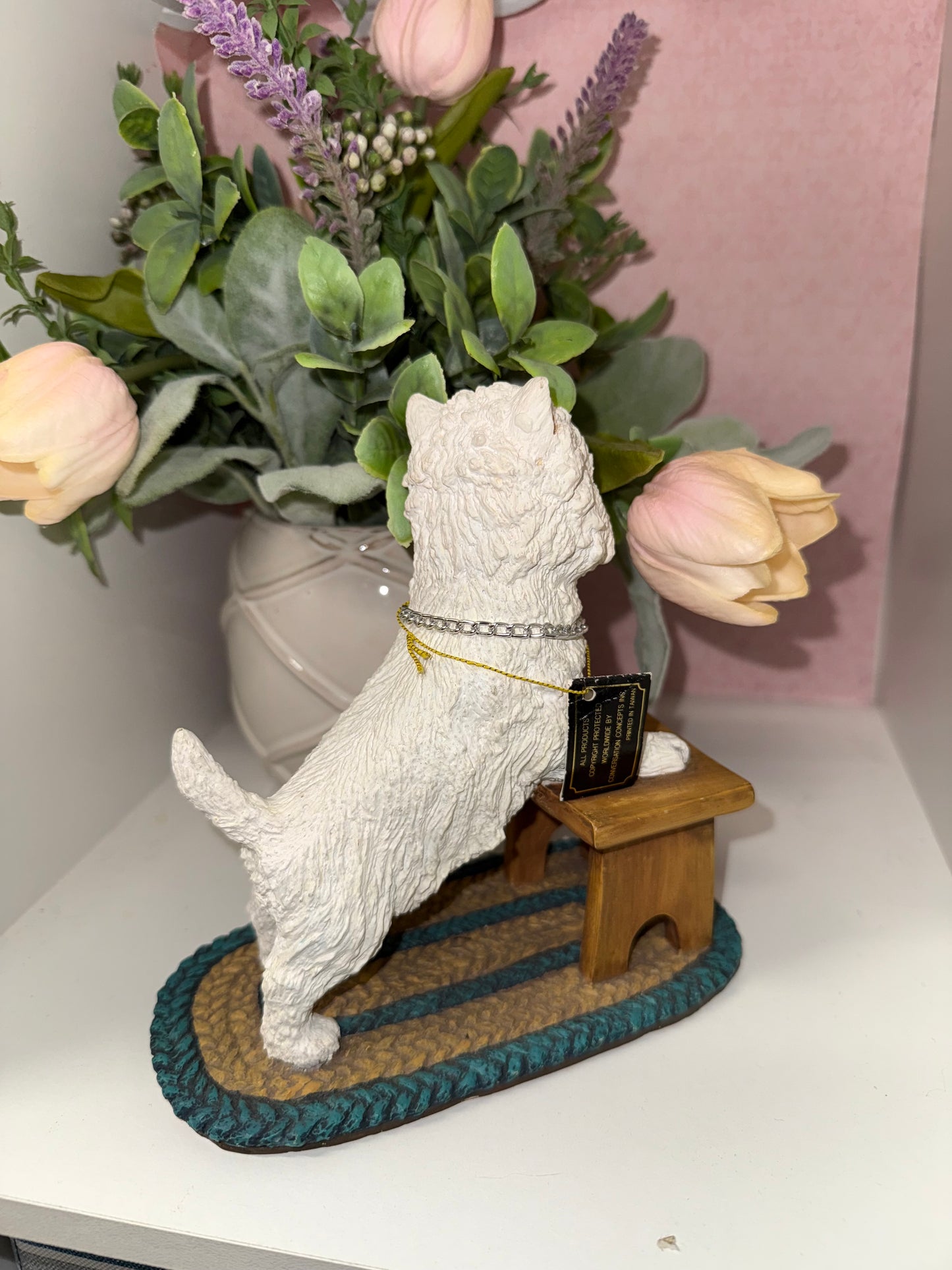 West Highland White Terrier Dog Figurine