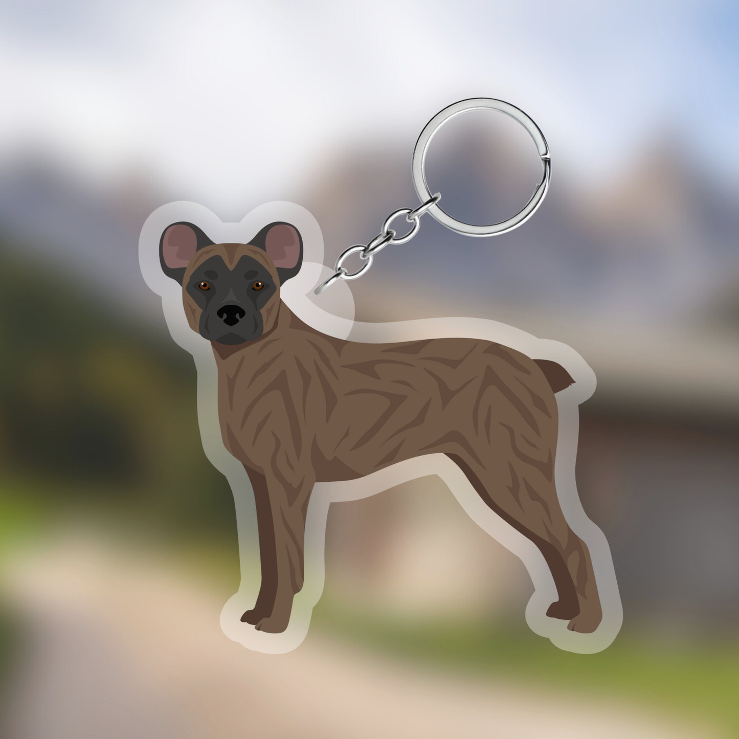 St Miguel Cattle Dog Dog 2.5in Acrylic Keychain
