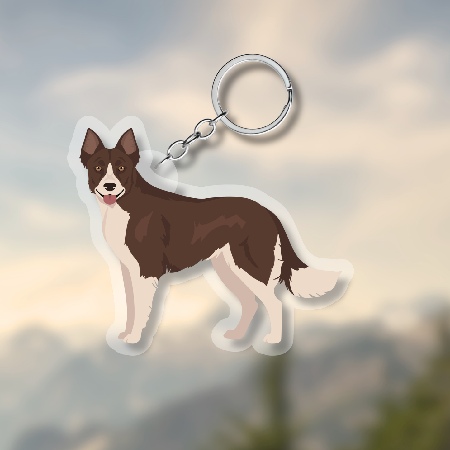 Zerdava Dog 2.5in Acrylic Keychain